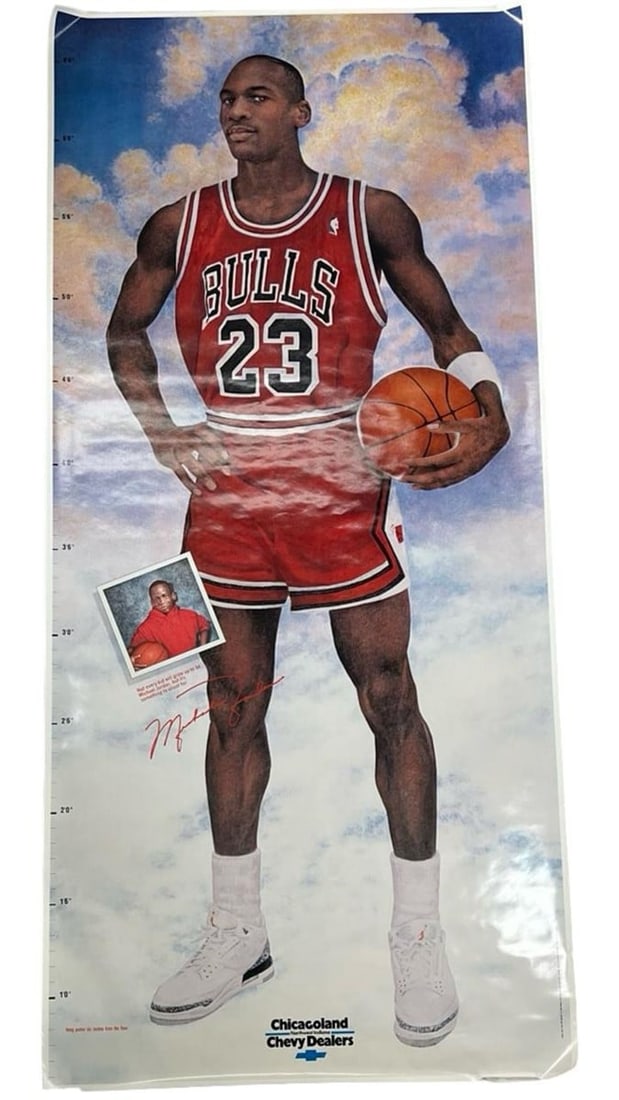 Vintage Michael Jordan Life-Size Poster- 7 Feet (1 of 3)