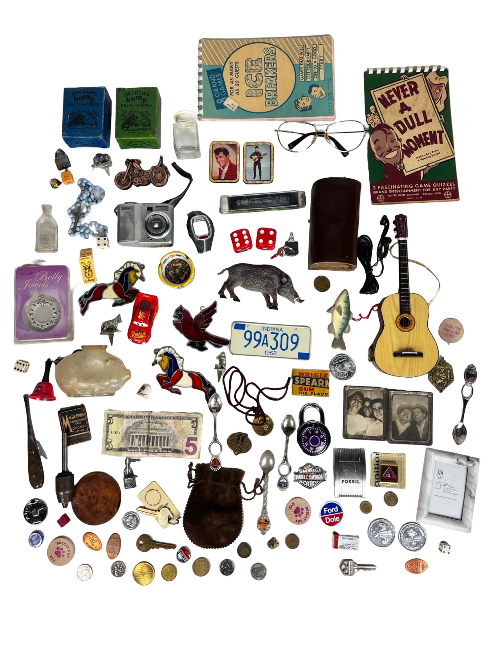 Grandpa's Junk Drawer Curios & Ephemera Assortment (1 of 5)