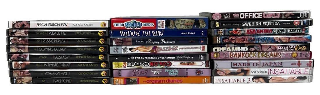 Collection of Various Adult DVD Movies: Collection of Various Adult DVD Movies