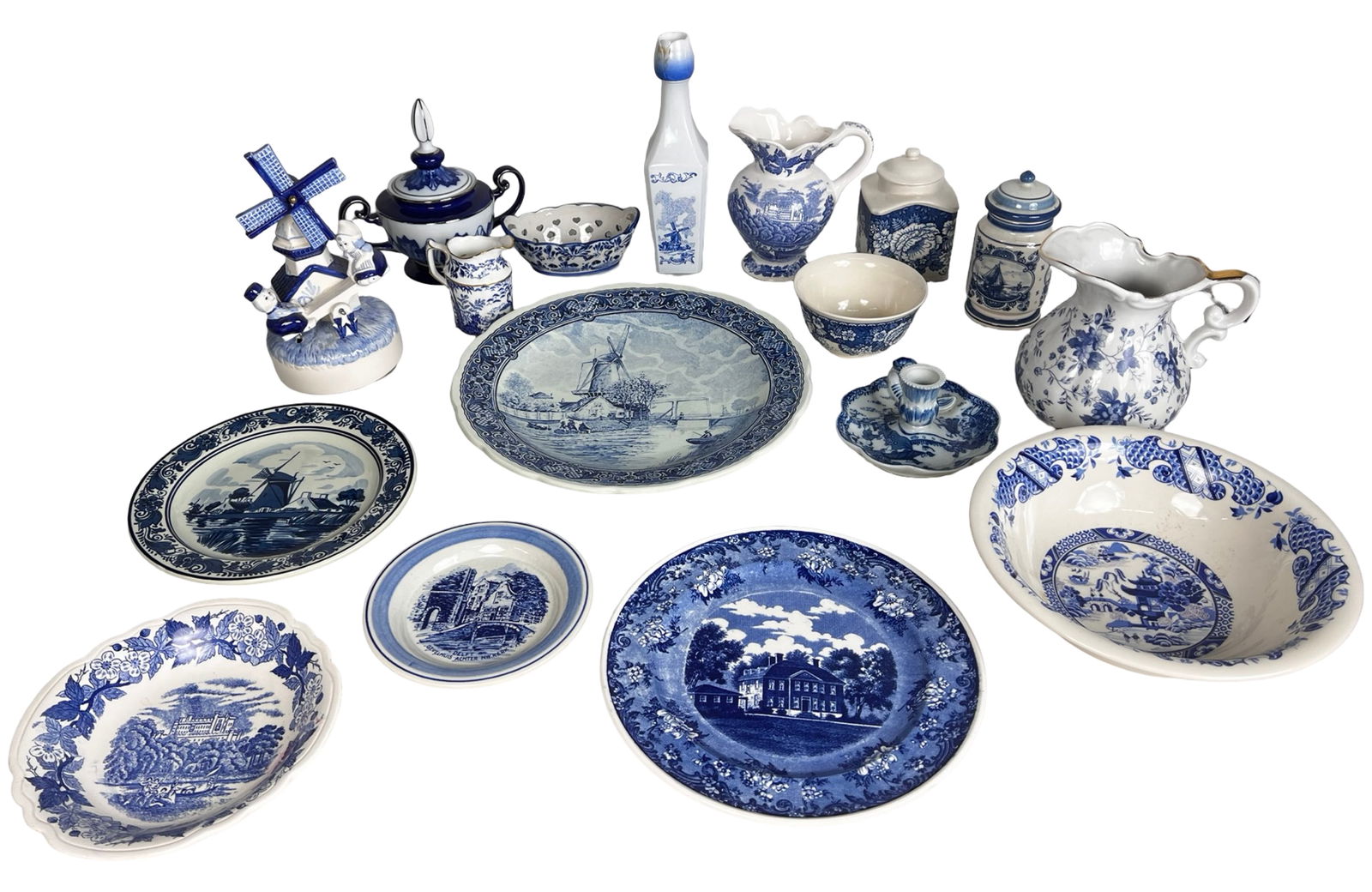 European Blue & White Ceramic Collection (1 of 8)