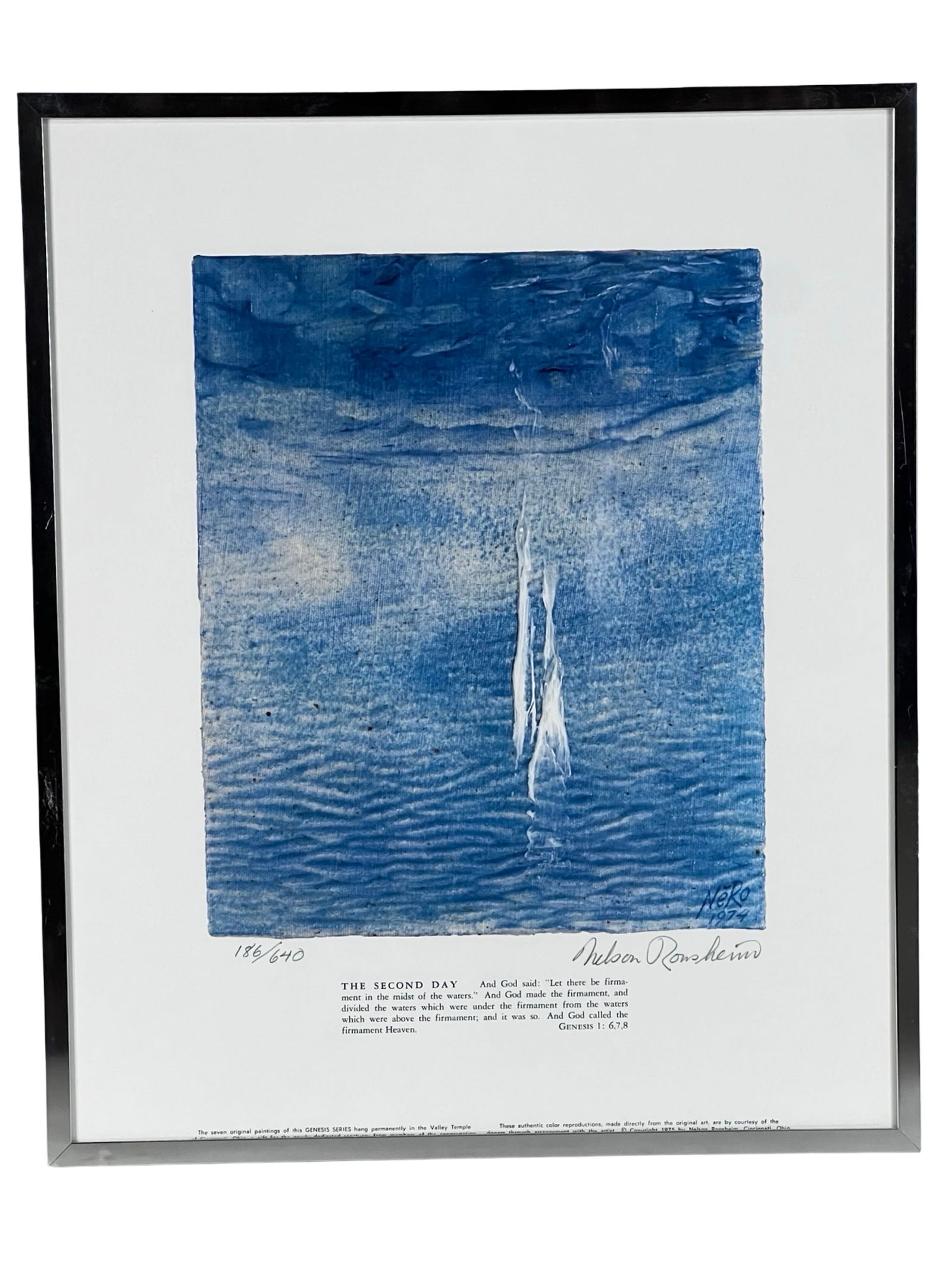 Nelson Ronsheim "Genesis Series" - Signed Lithos - 10