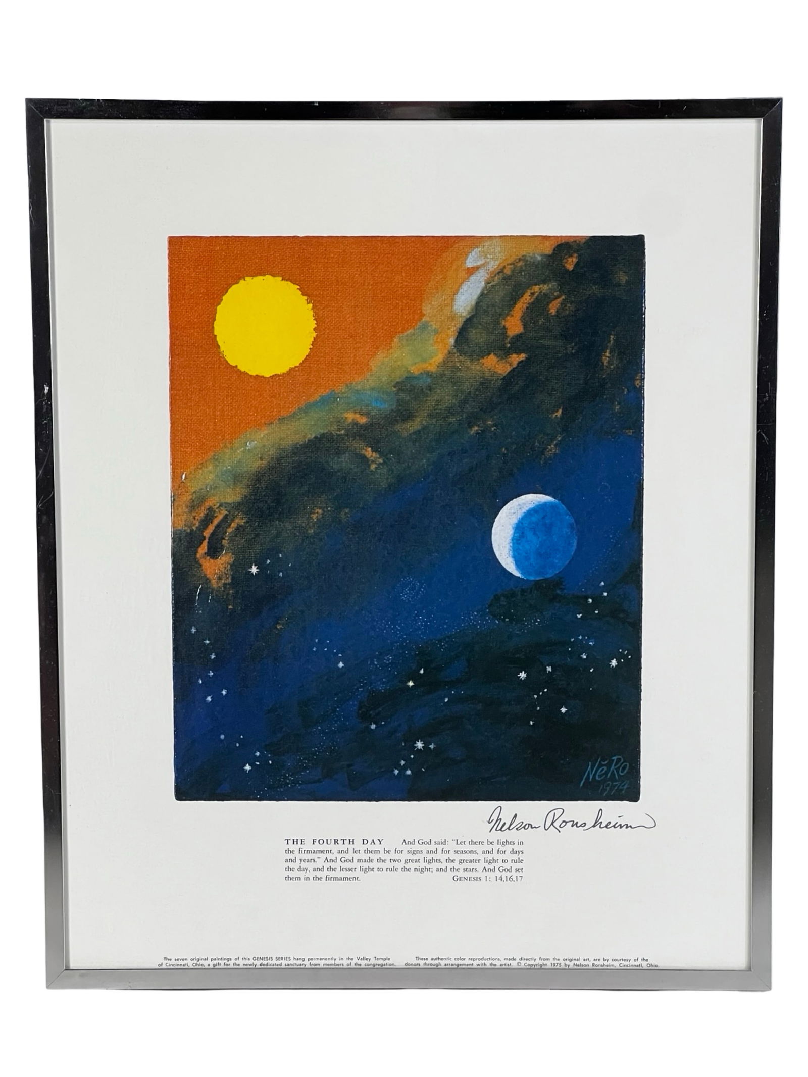 Nelson Ronsheim "Genesis Series" - Signed Lithos - 12