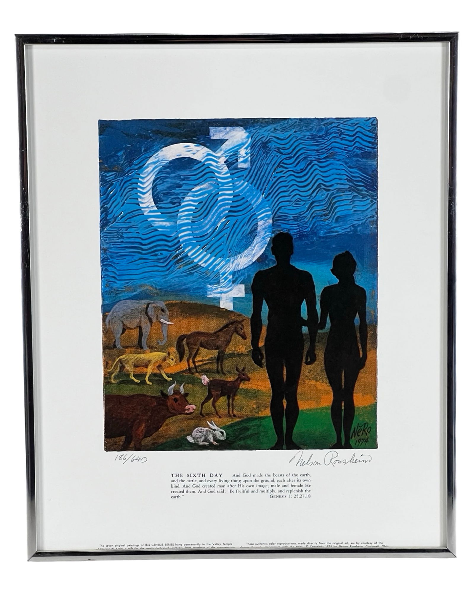 Nelson Ronsheim "Genesis Series" - Signed Lithos - 2
