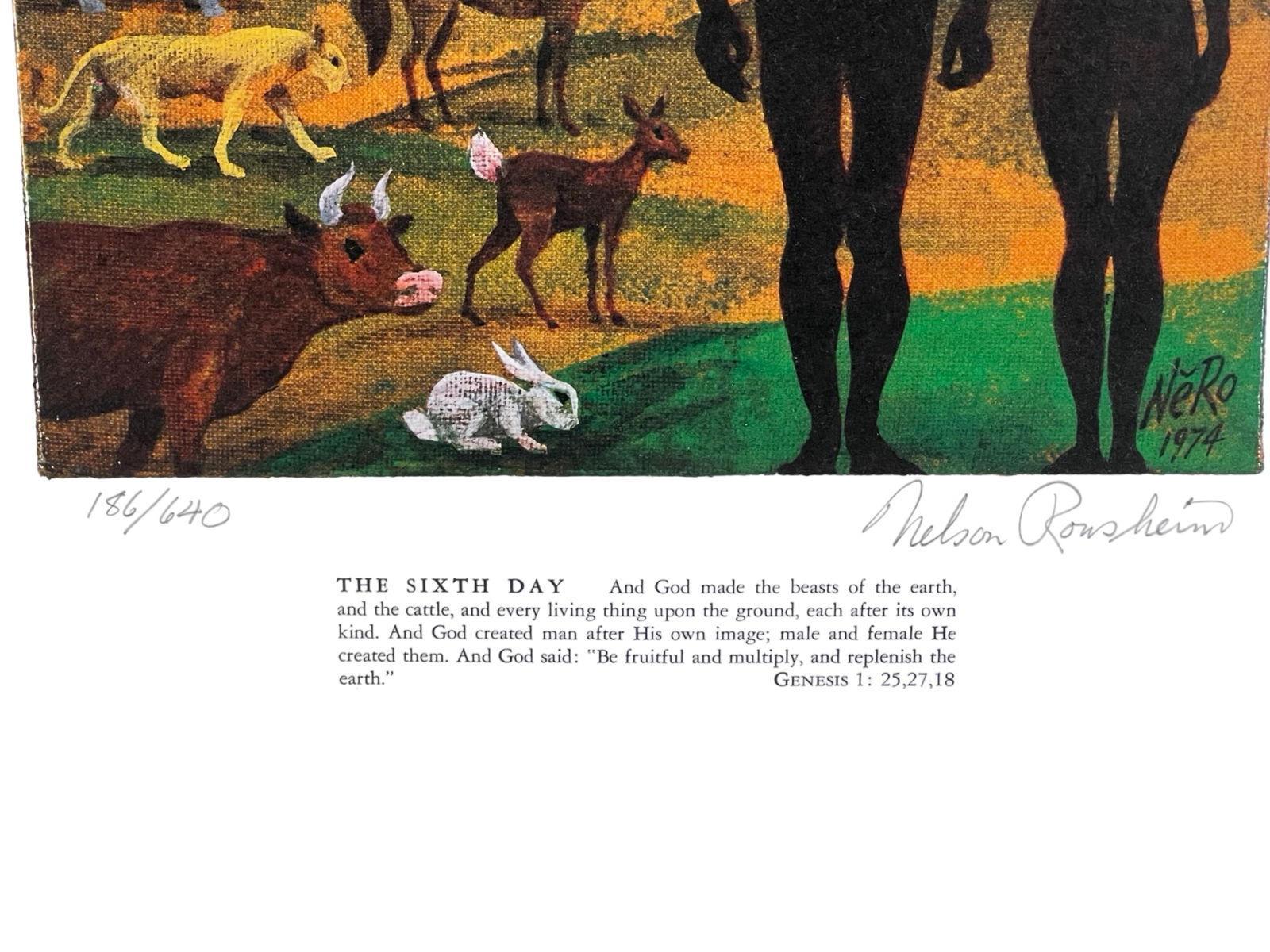 Nelson Ronsheim "Genesis Series" - Signed Lithos - 3