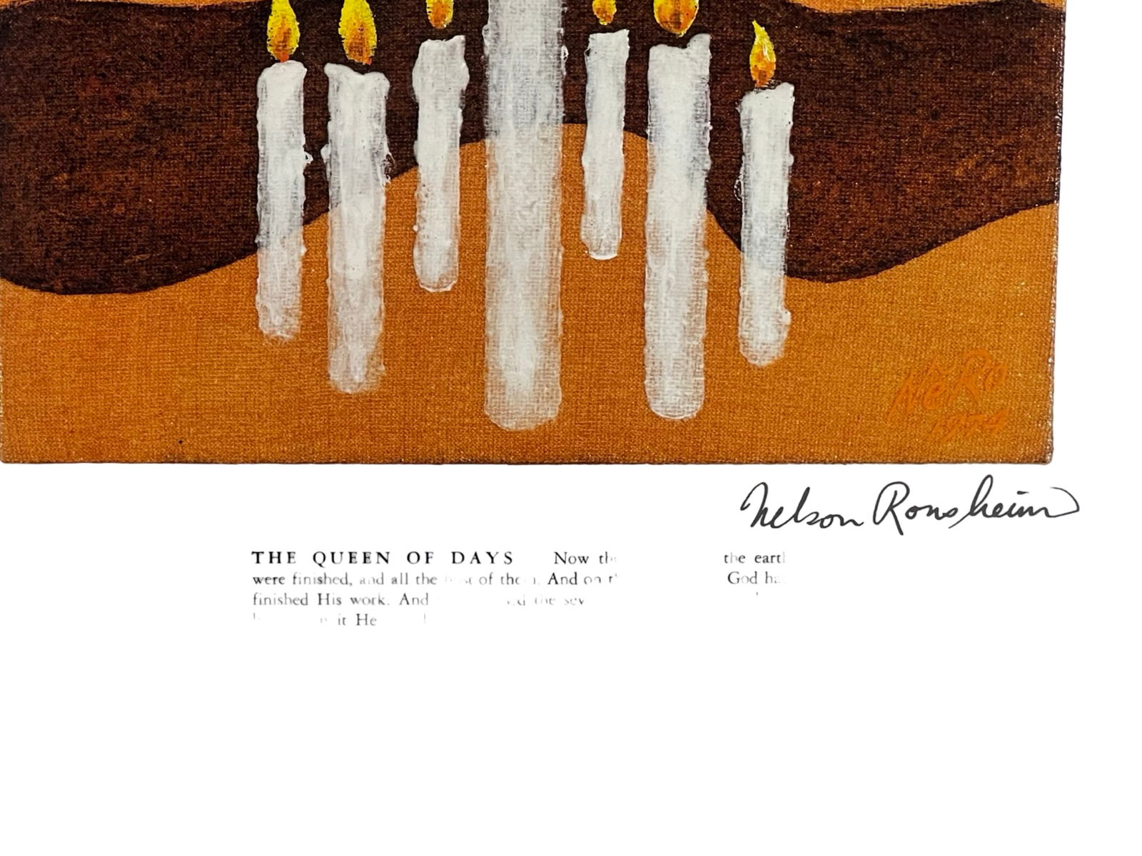 Nelson Ronsheim "Genesis Series" - Signed Lithos - 5