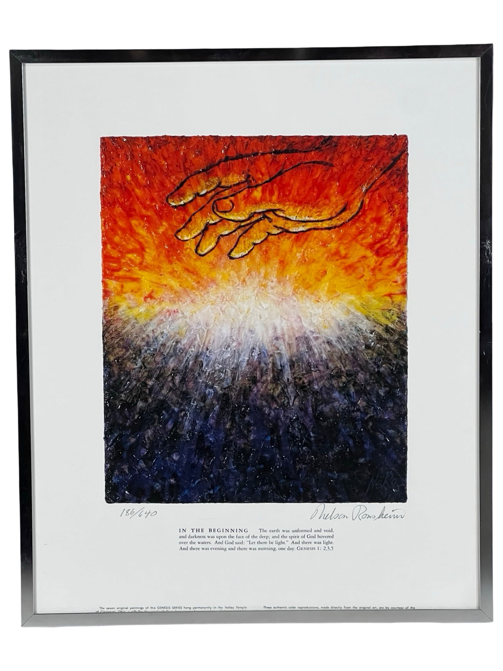 Nelson Ronsheim "Genesis Series" - Signed Lithos - 6
