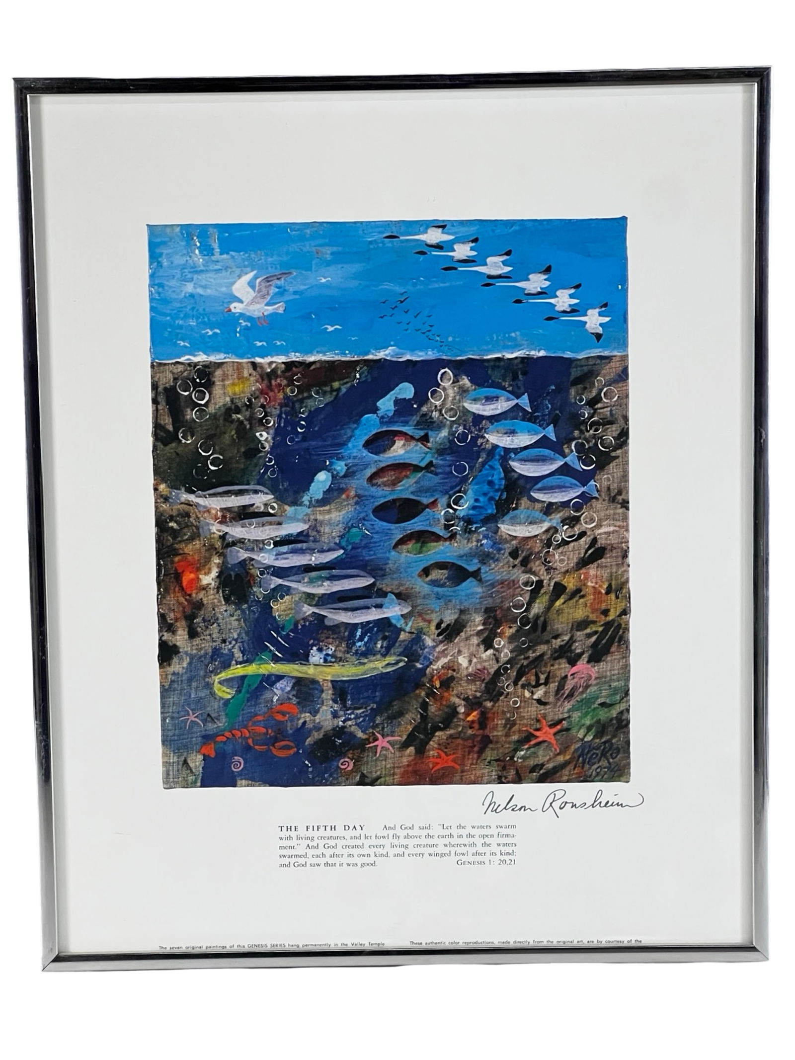 Nelson Ronsheim "Genesis Series" - Signed Lithos - 8