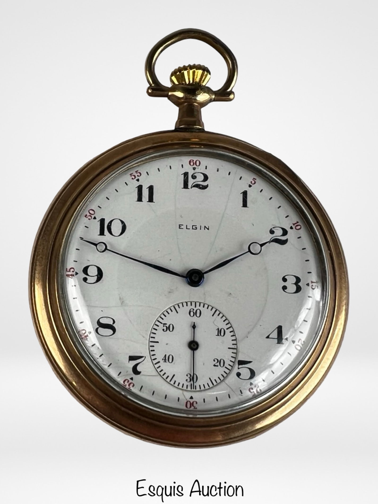 Antique Elgin 17 Jewels Gold Filled Pocket Watch: Antique Elgin 17 Jewels Gold Filled Pocket Watch. Some age related wear, Works.