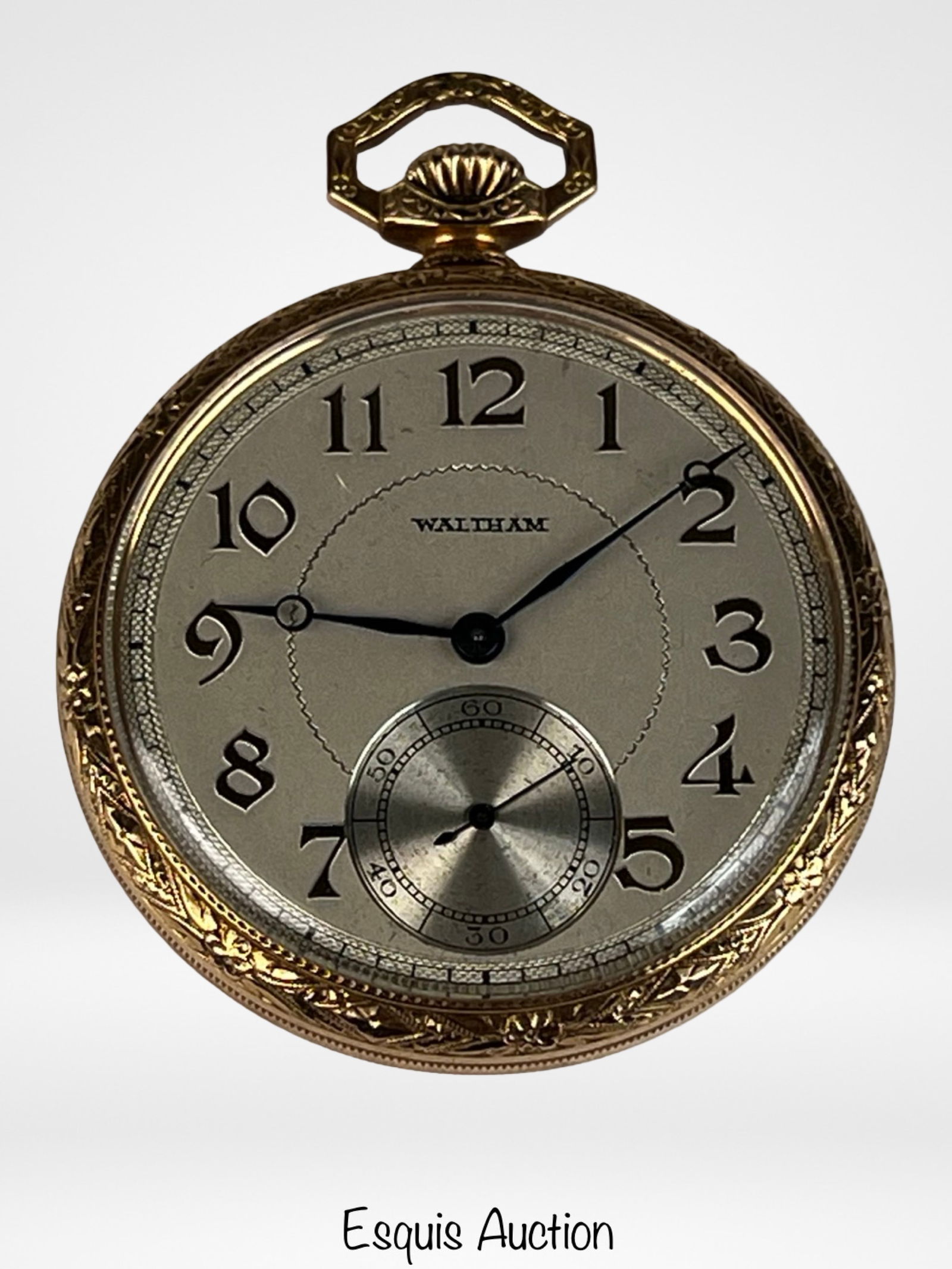 Antique Waltham 17 Jewels GF Pocket Watch: Antique Waltham 17 Jewels Pocket Watch in Gold Filled Case. Normal age related wear, non running condition.