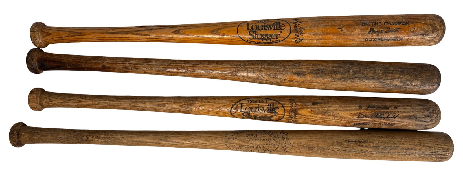 Vintage Louisville Slugger Baseball Bats - Brett, (1 of 3)