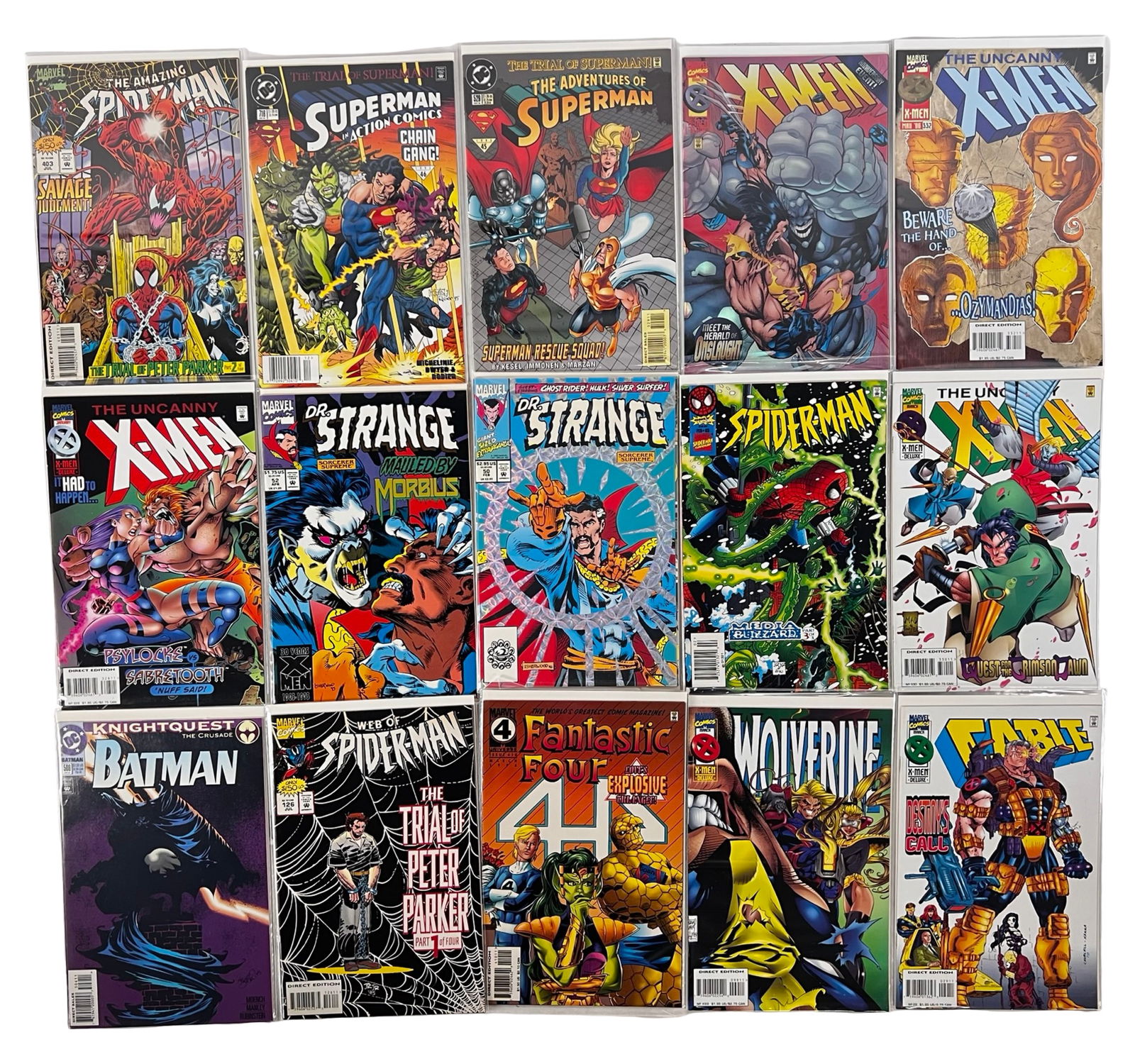 Comic Book Lot - Batman Knightquest, Superman - 2