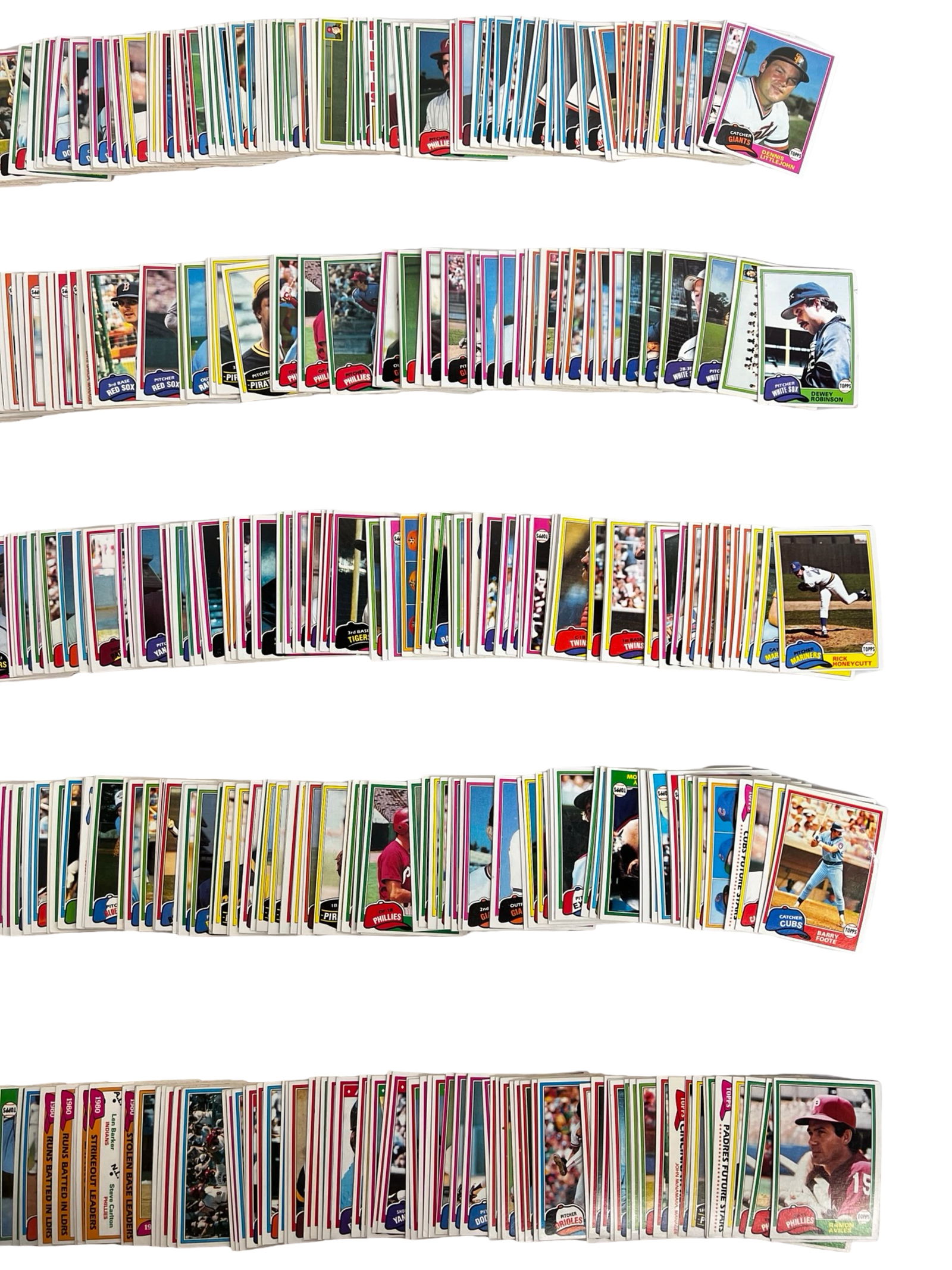 1981 & 1982 Topps Baseball Card Sets - 7