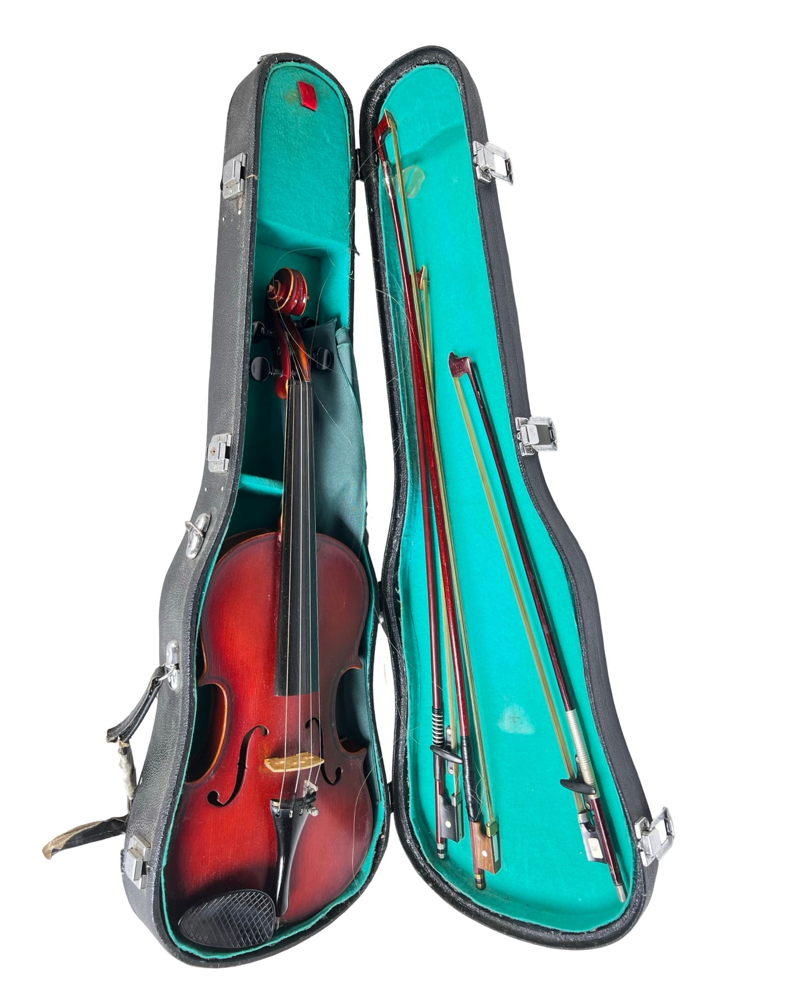 4/4 Full Size Violin With Case & Two Bows (1 of 6)