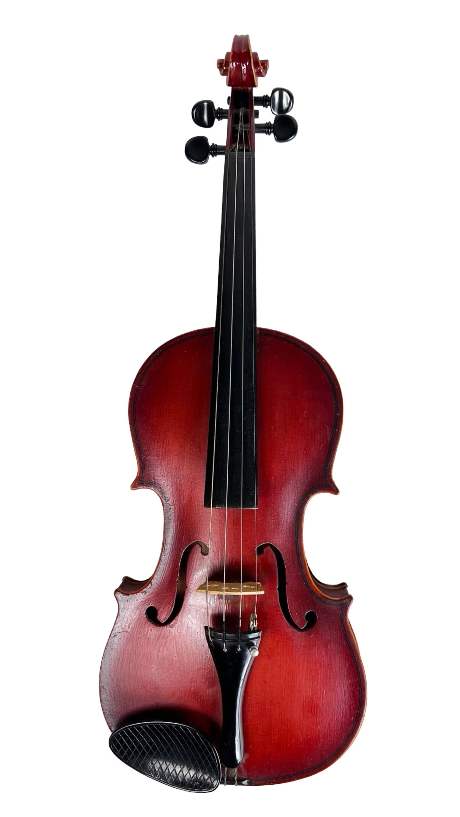 4/4 Full Size Violin With Case & Two Bows - 2