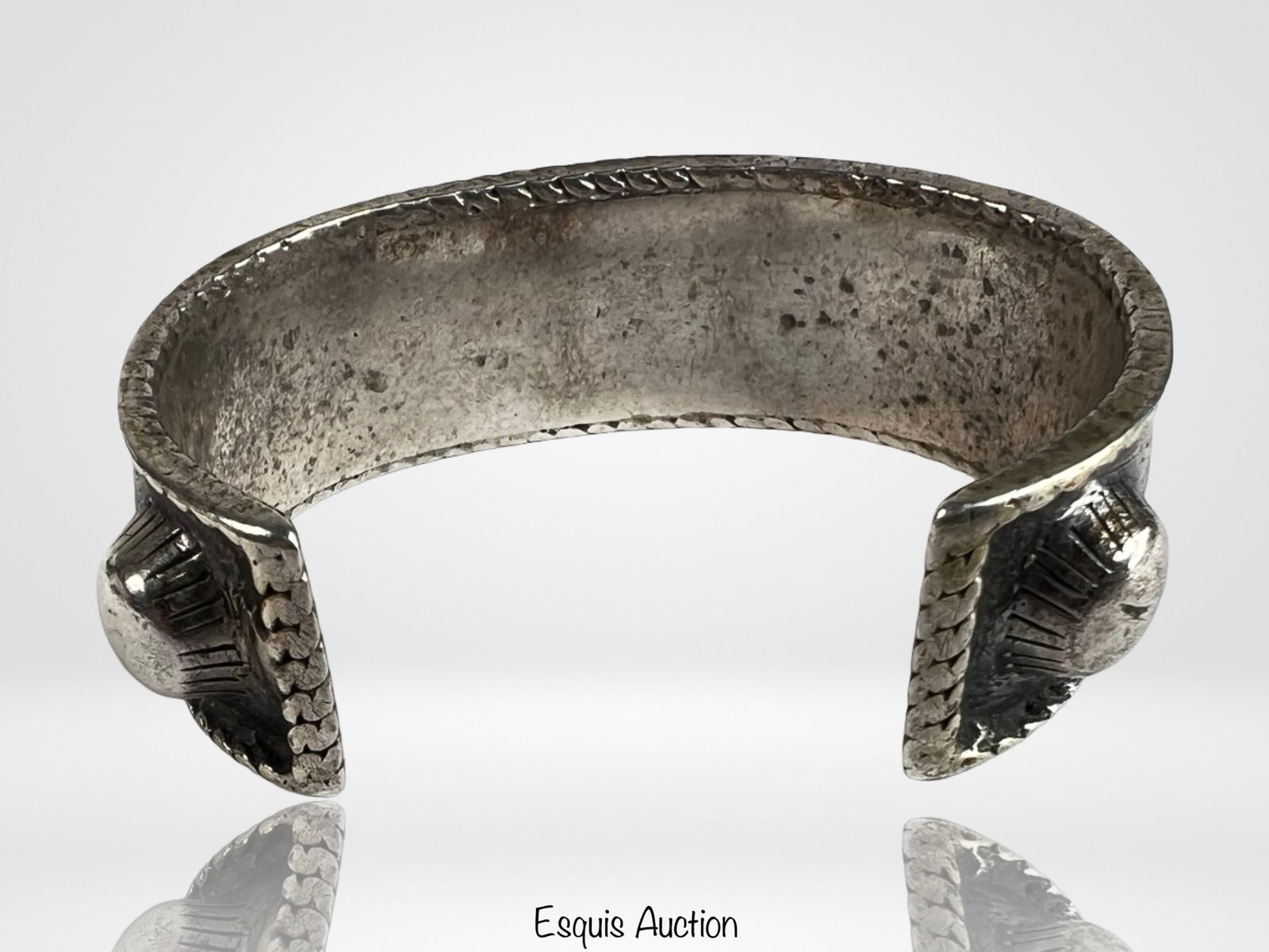 Massive Haydari Sterling Silver Cuff Bracelet - 5