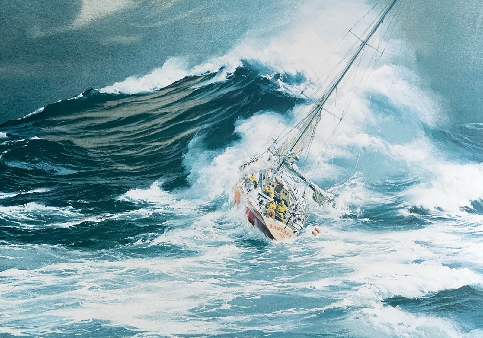 Carl G. Evers - Ocean Storm Signed LE Lithograph - 2