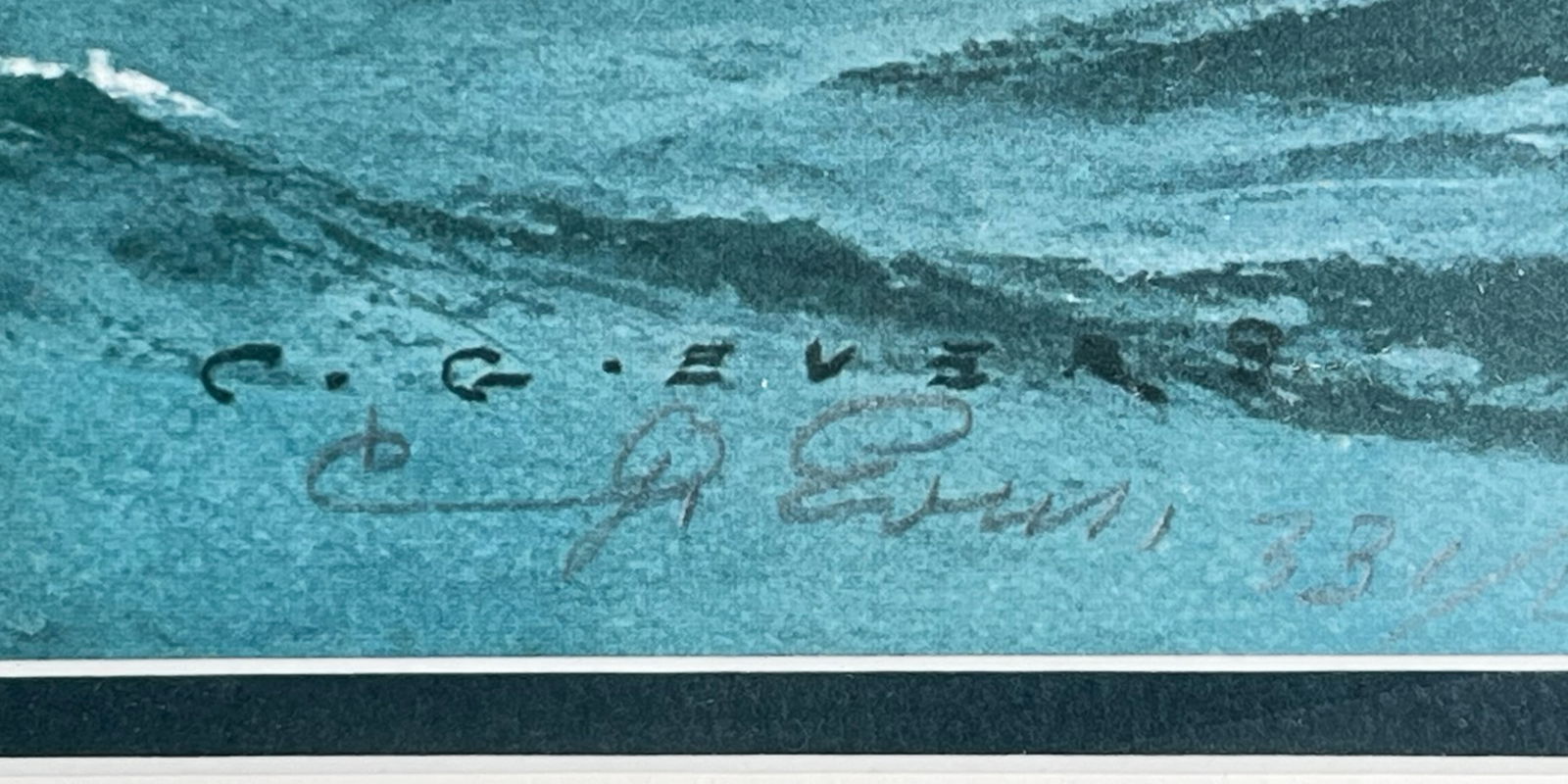 Carl G. Evers - Ocean Storm Signed LE Lithograph - 3