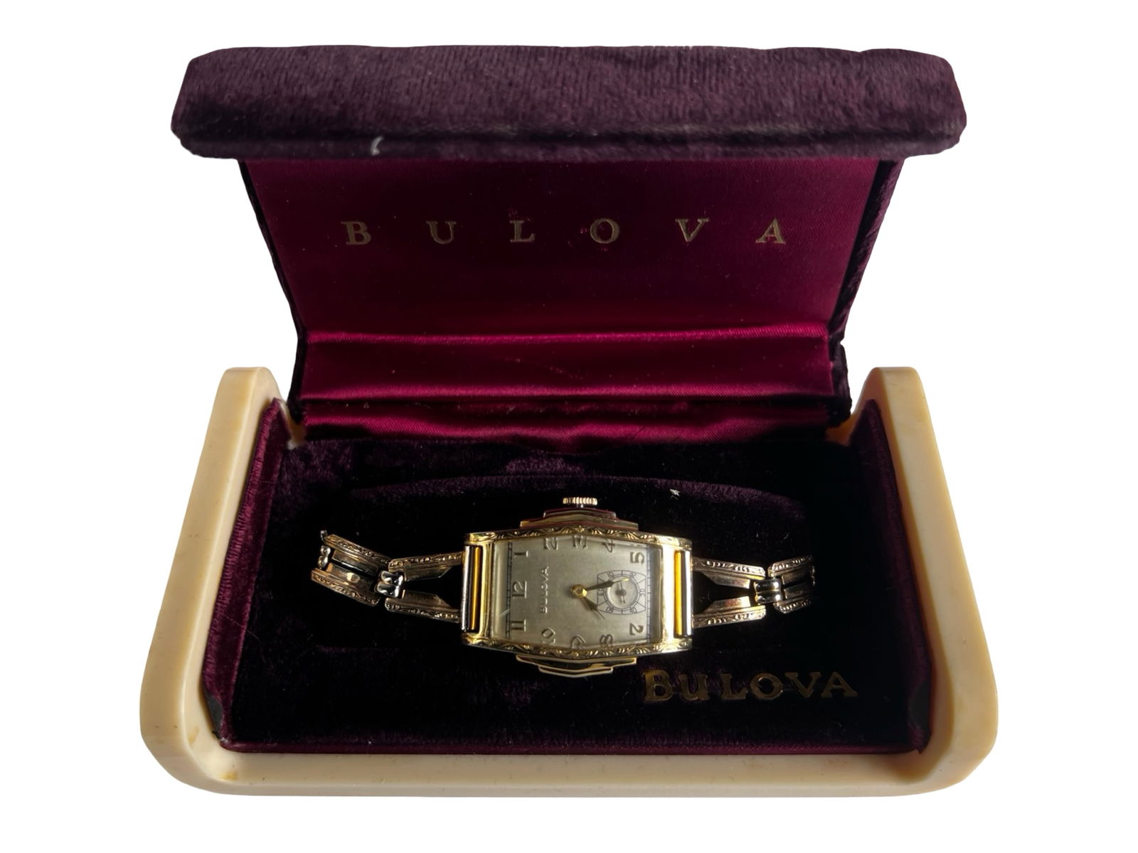 Antique 1930s Bulova American Clipper Wrist Watch (1 of 6)