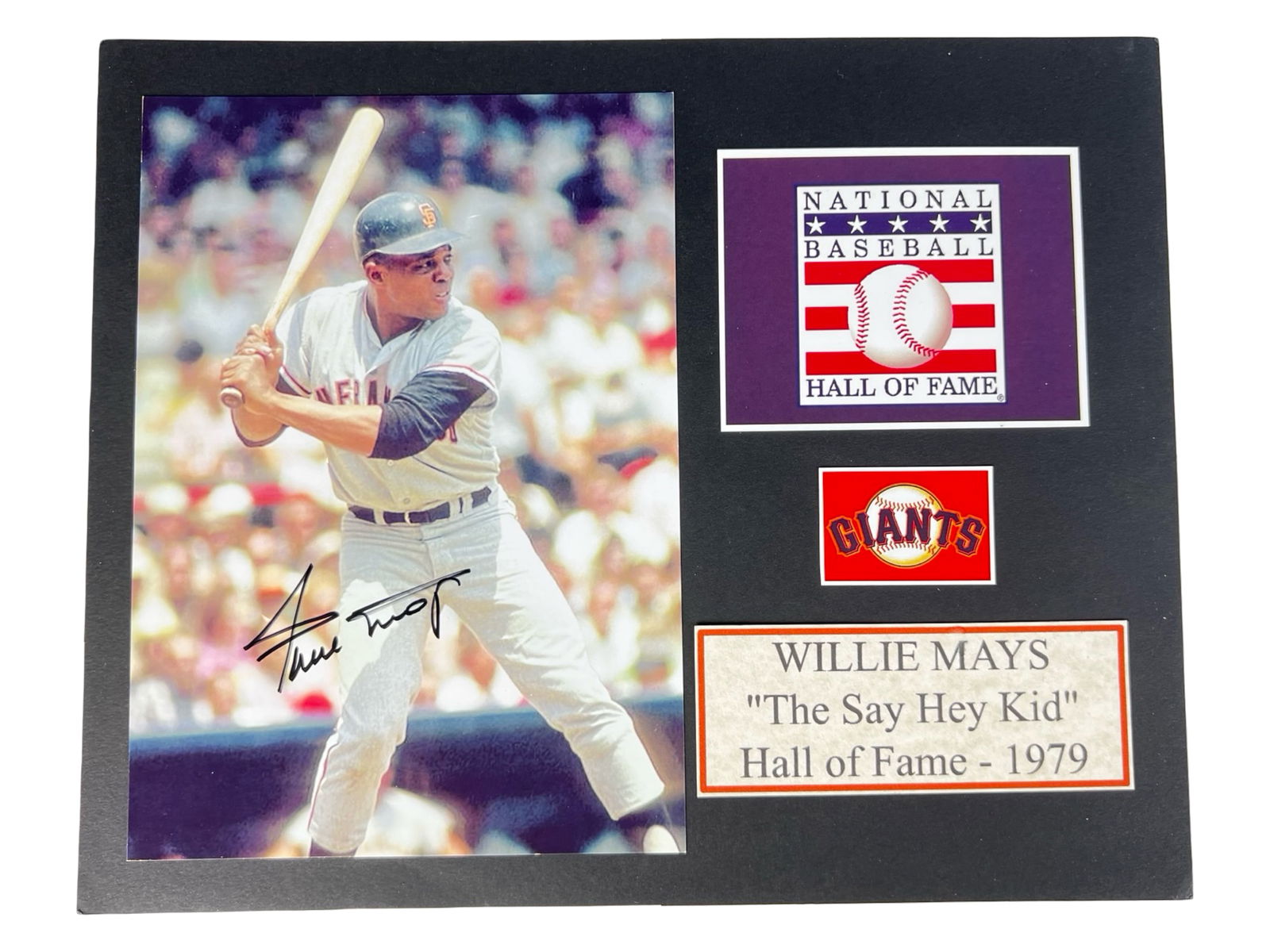 Willie Mays Autographed/ Signed Baseball Photo (1 of 4)