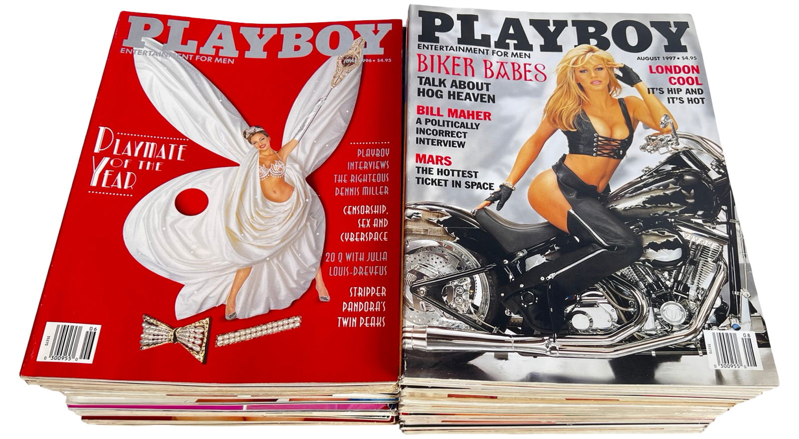 Collection of Vintage Playboy Mens Adult Magazines: Collection of Vintage Playboy Men's Adult Magazines.