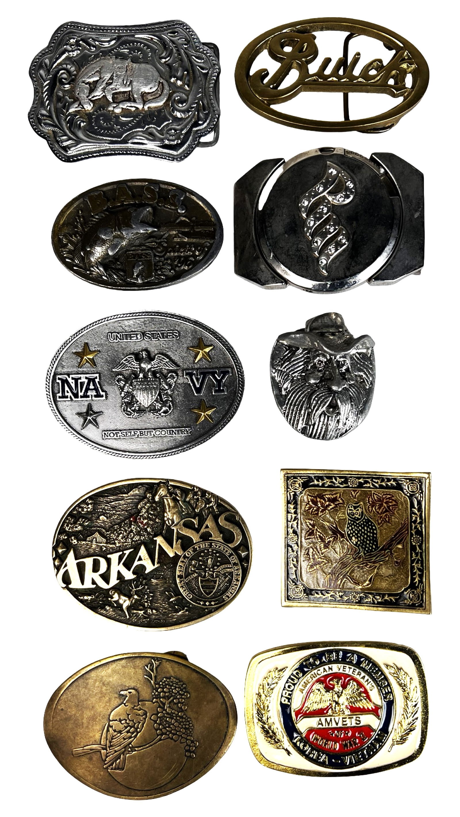 Group of Vintage Belt Buckles (1 of 2)