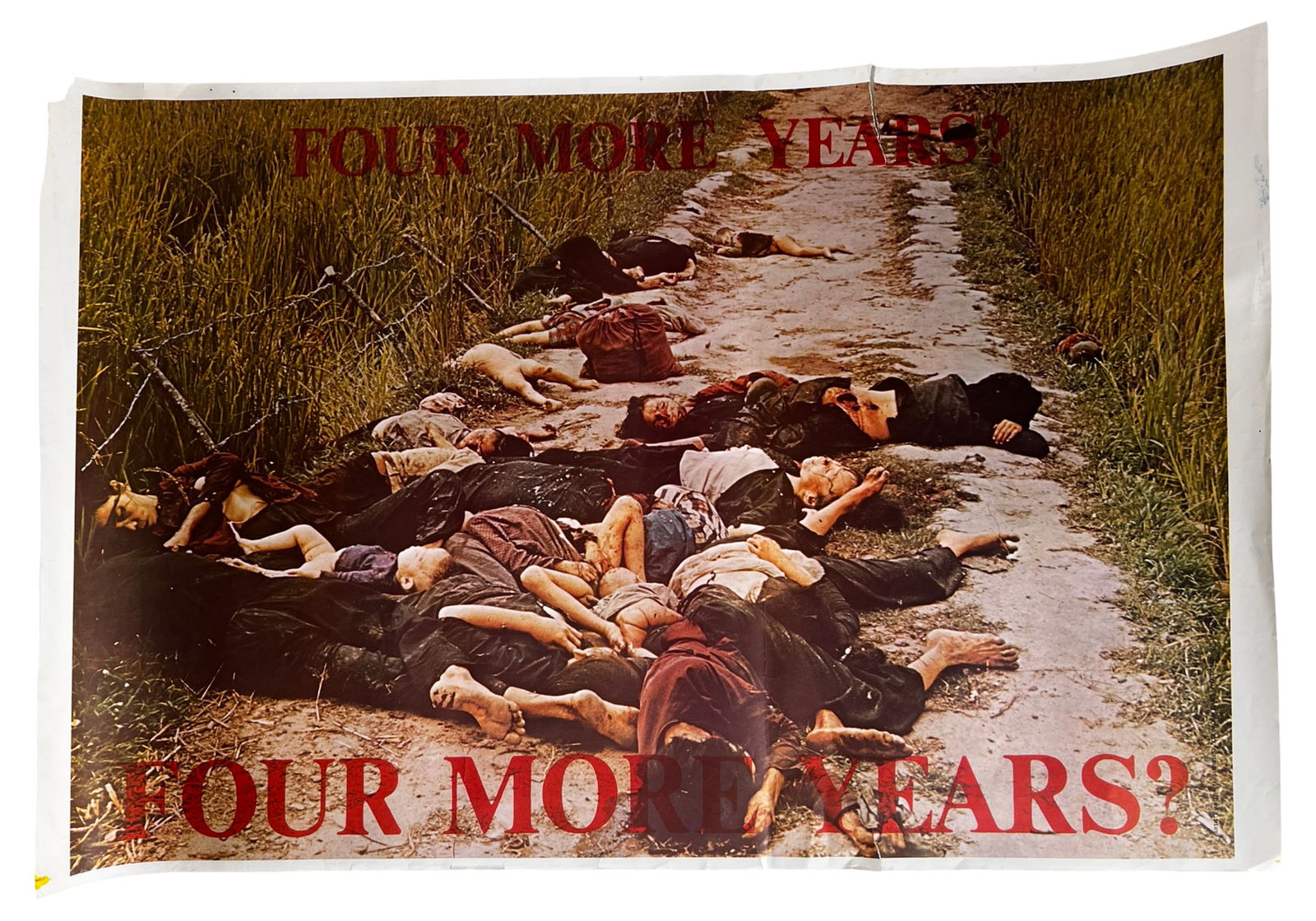 Vintage Vietnam Anti War Propaganda Poster (1 of 2)