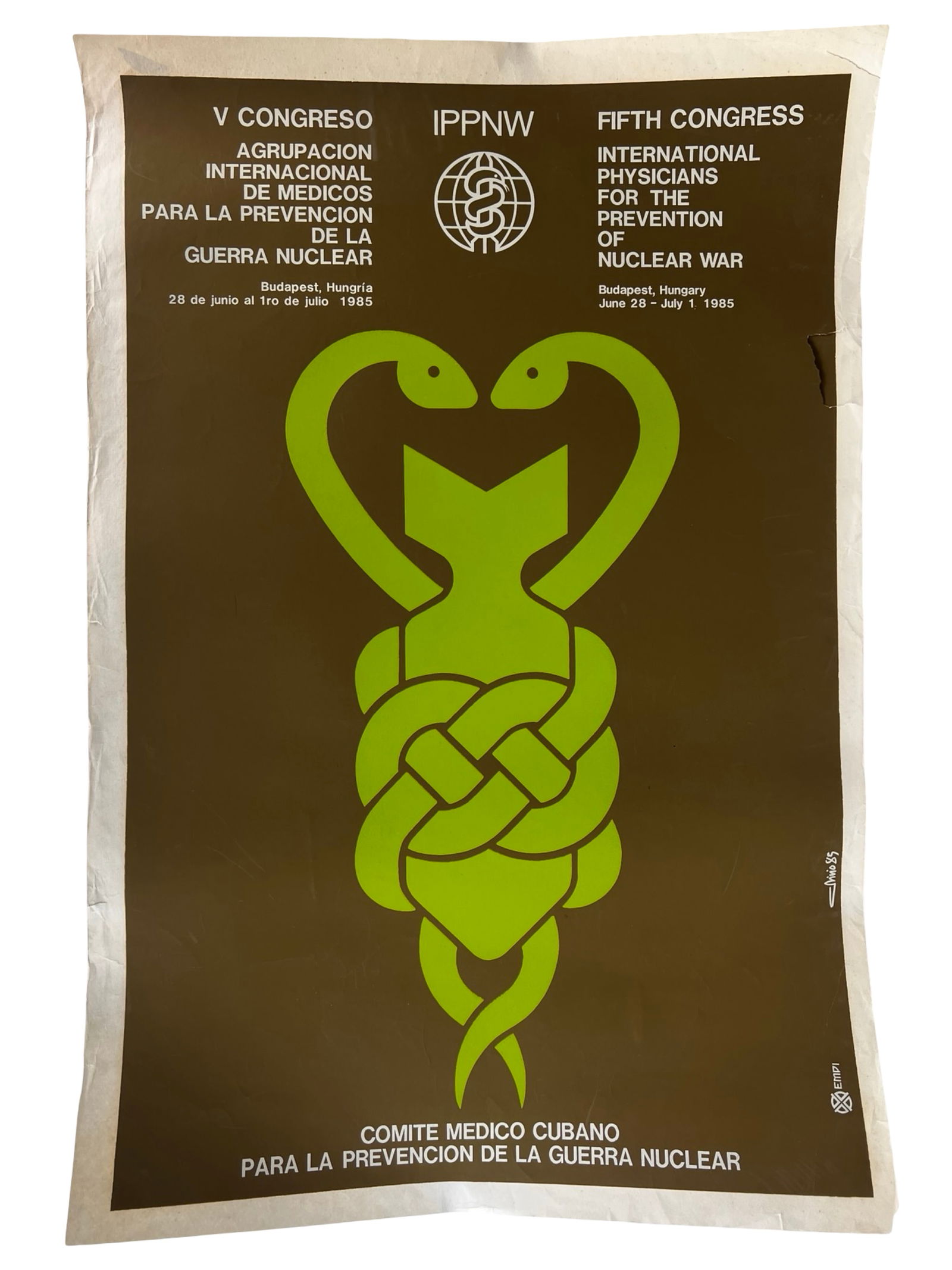 Four Cold War Anti-Nuclear Protest Posters - 4