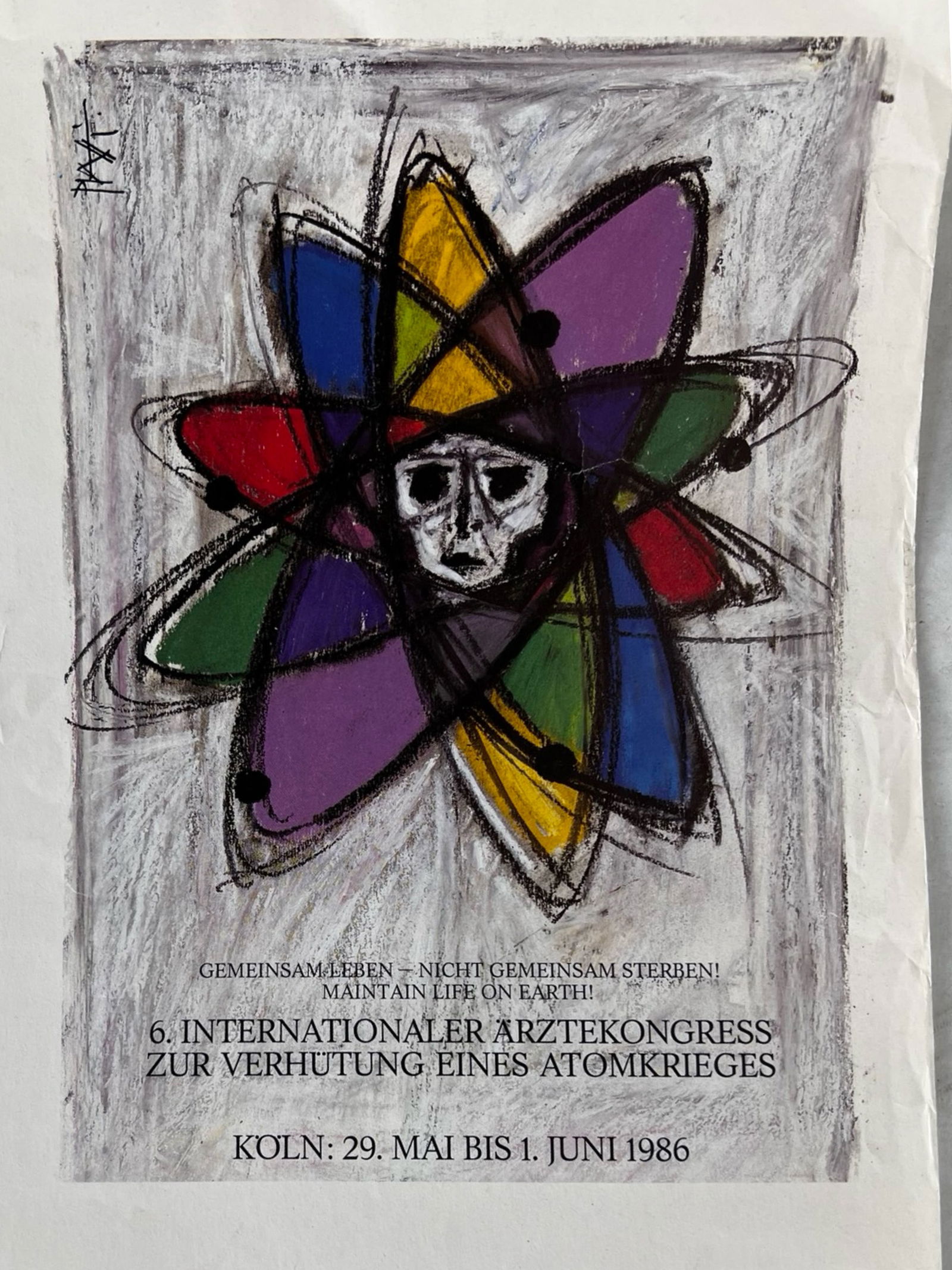 Four Cold War Anti-Nuclear Protest Posters - 8