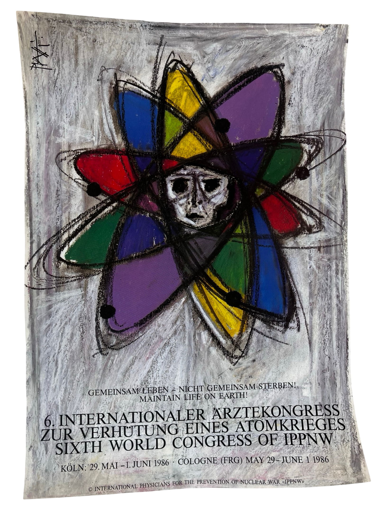 Four Cold War Anti-Nuclear Protest Posters - 4