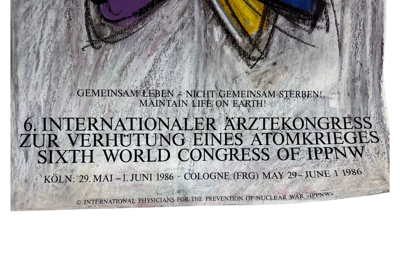 Four Cold War Anti-Nuclear Protest Posters - 5