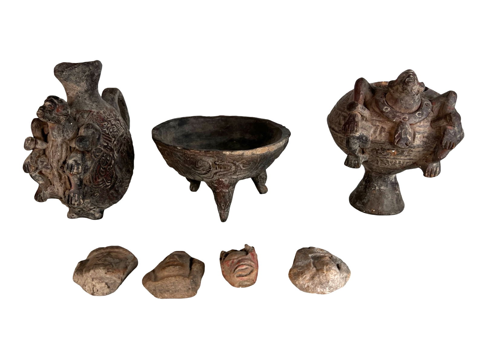 Pre-Columbian Pottery Vessel Group - Effigy (1 of 6)