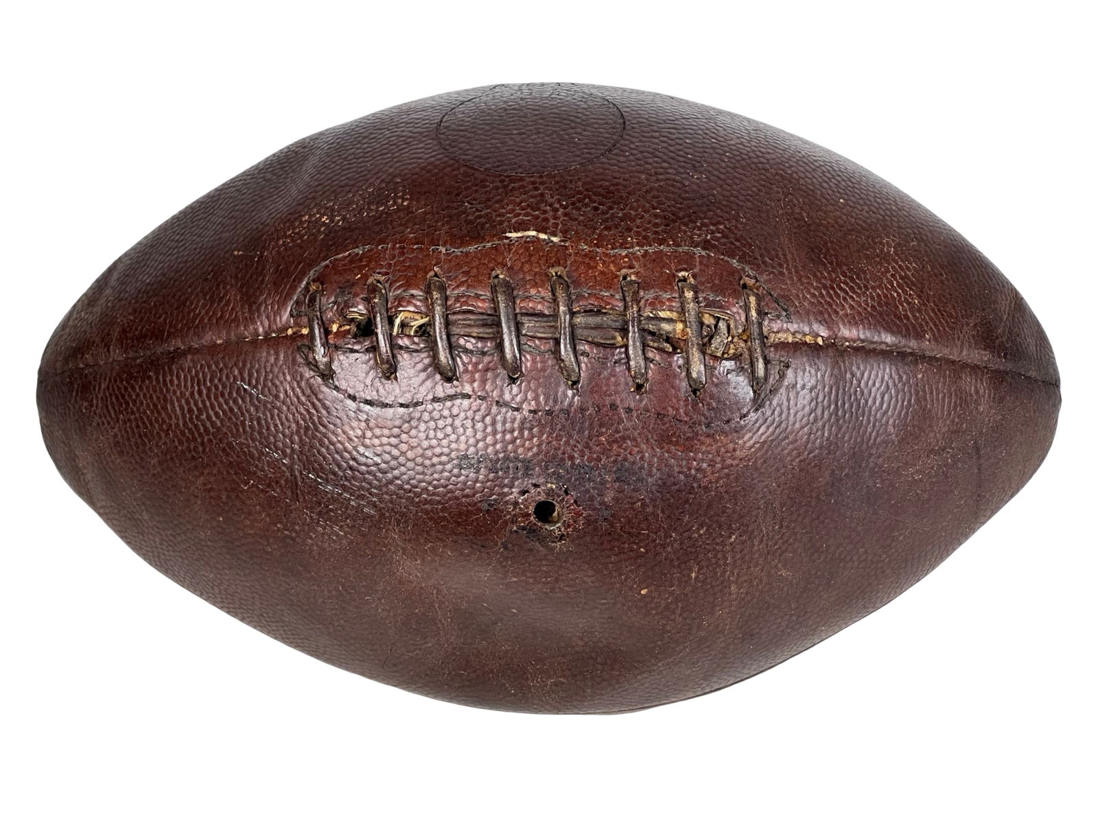 1920s Antique Spalding J5-V Leather Football (1 of 2)