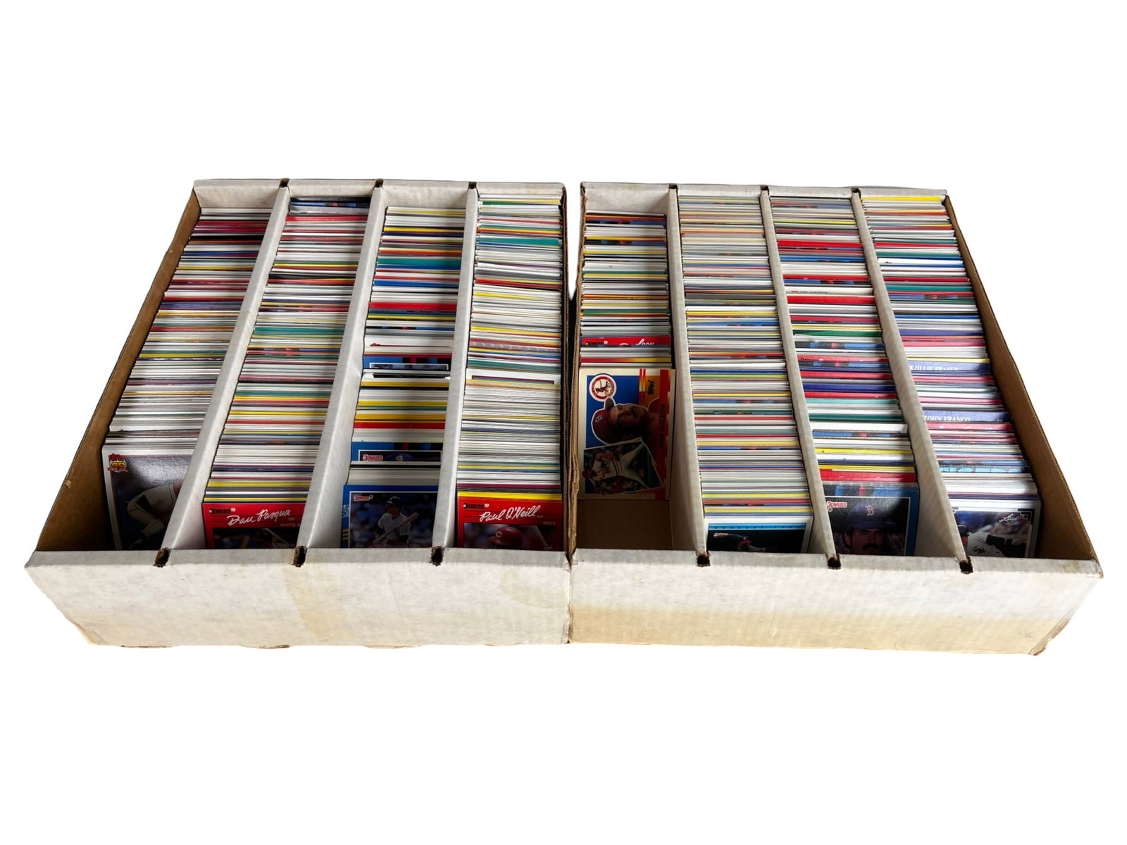 Two Jumbo Boxes Packed with Vintage Baseball Cards (1 of 6)