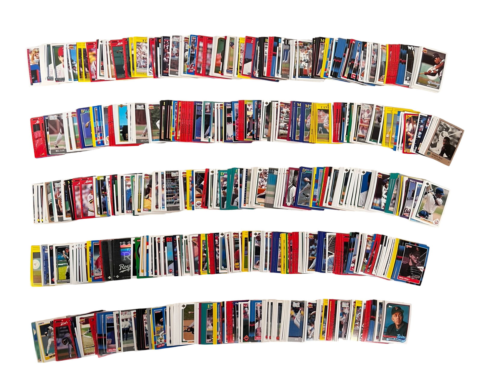 Two Jumbo Boxes Vintage Baseball Cards - 2