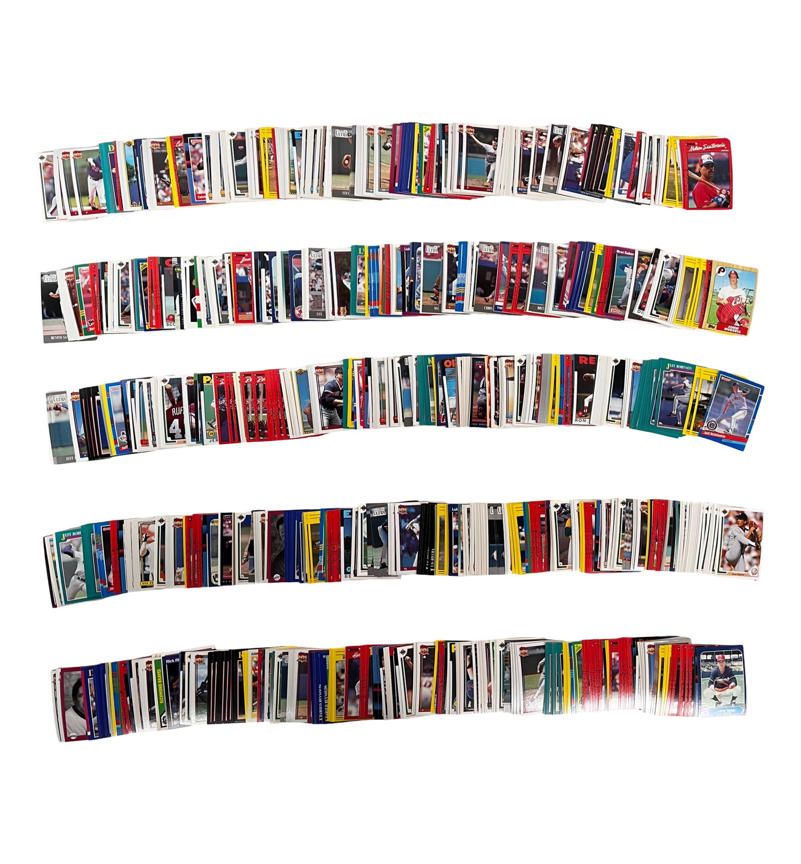 Two Jumbo Boxes Vintage Baseball Cards - 5