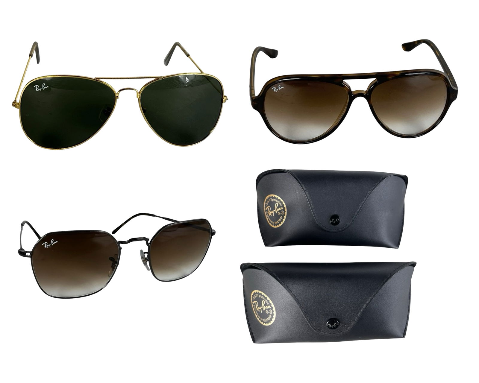 Ray-Ban Fashion Sunglasses Lot Aviator, Jim, Cats (1 of 11)