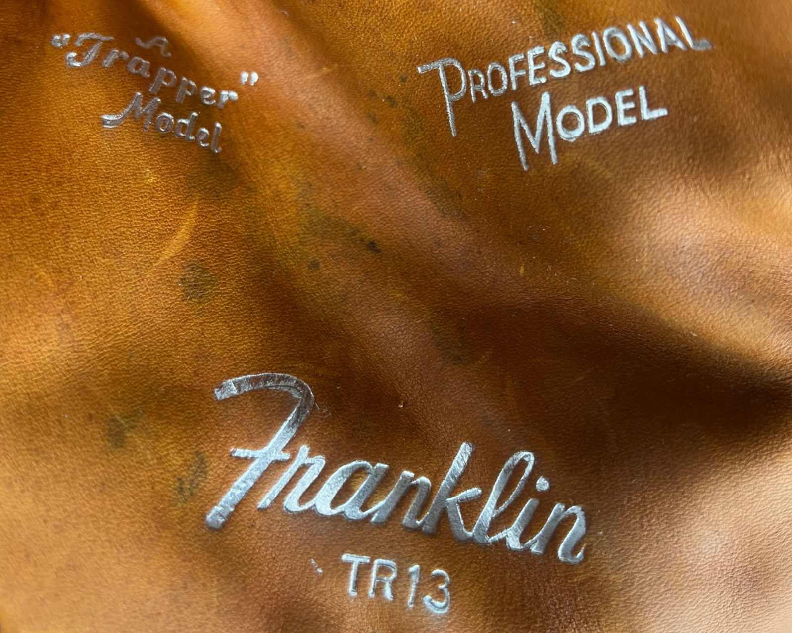 1950s Franklin "A Trapper" TR13 First Base Mitt - 3