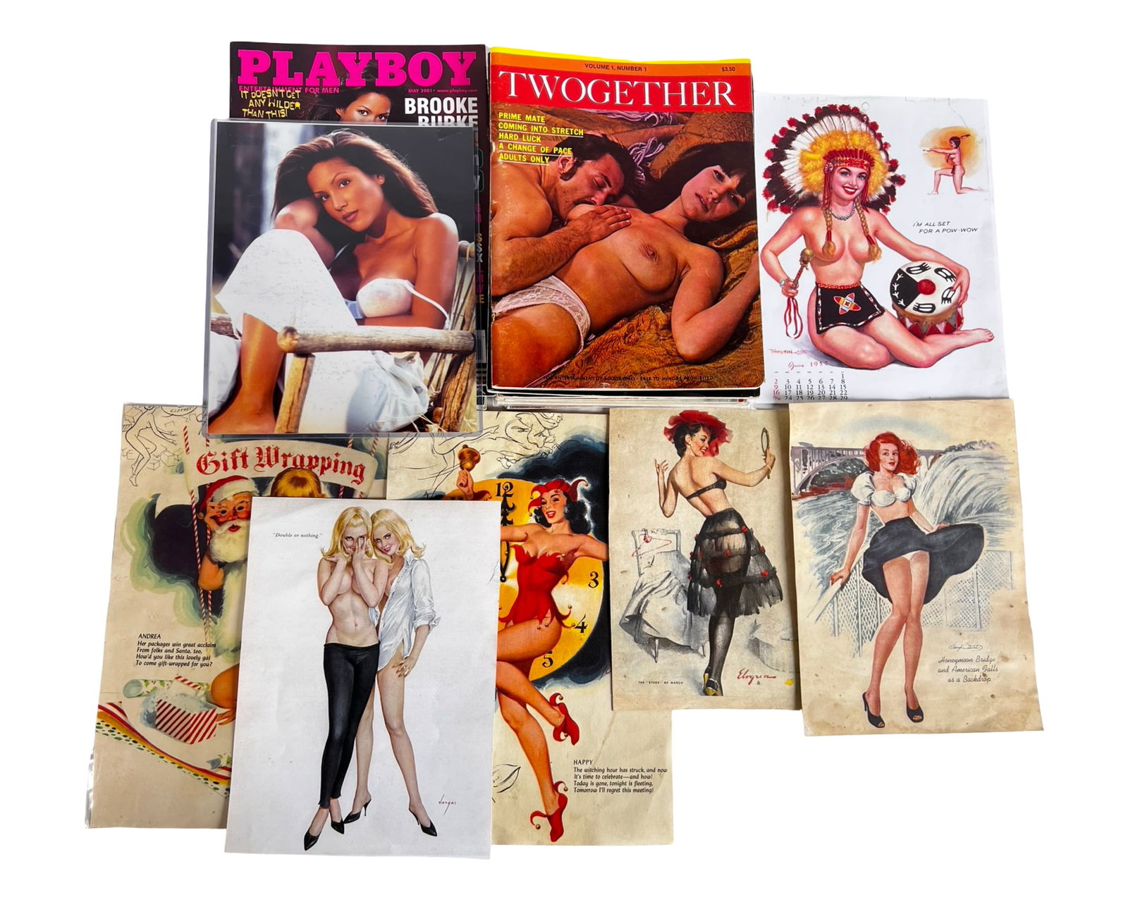 Adult XXX Magazines & Pin-Up Girls Calendar Pages: Adult XXX Magazines & Pin-Up Girls Calendar Pages