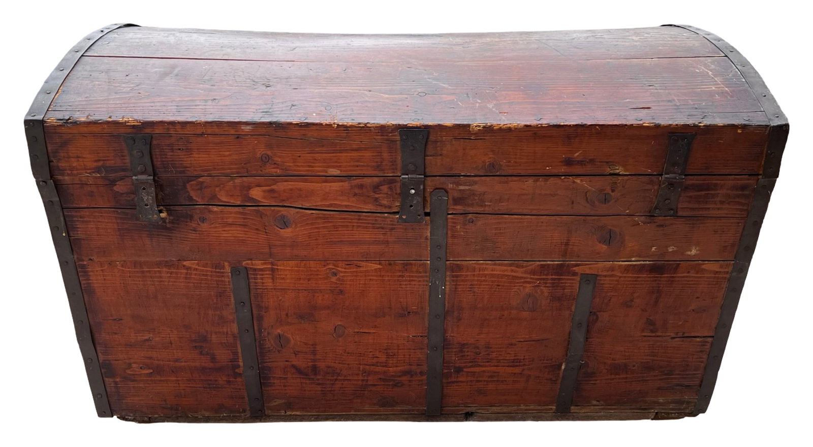 Large Antique Cedar Lined Blanket Chest (1 of 3)