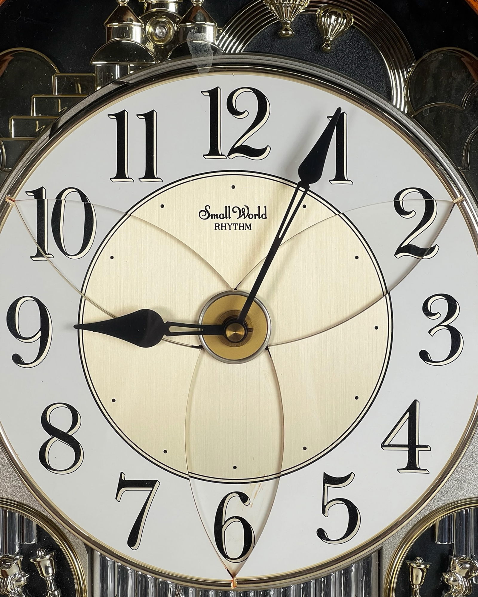 Rhythm Joyful Nostalgia Small World Wall Clock - 2