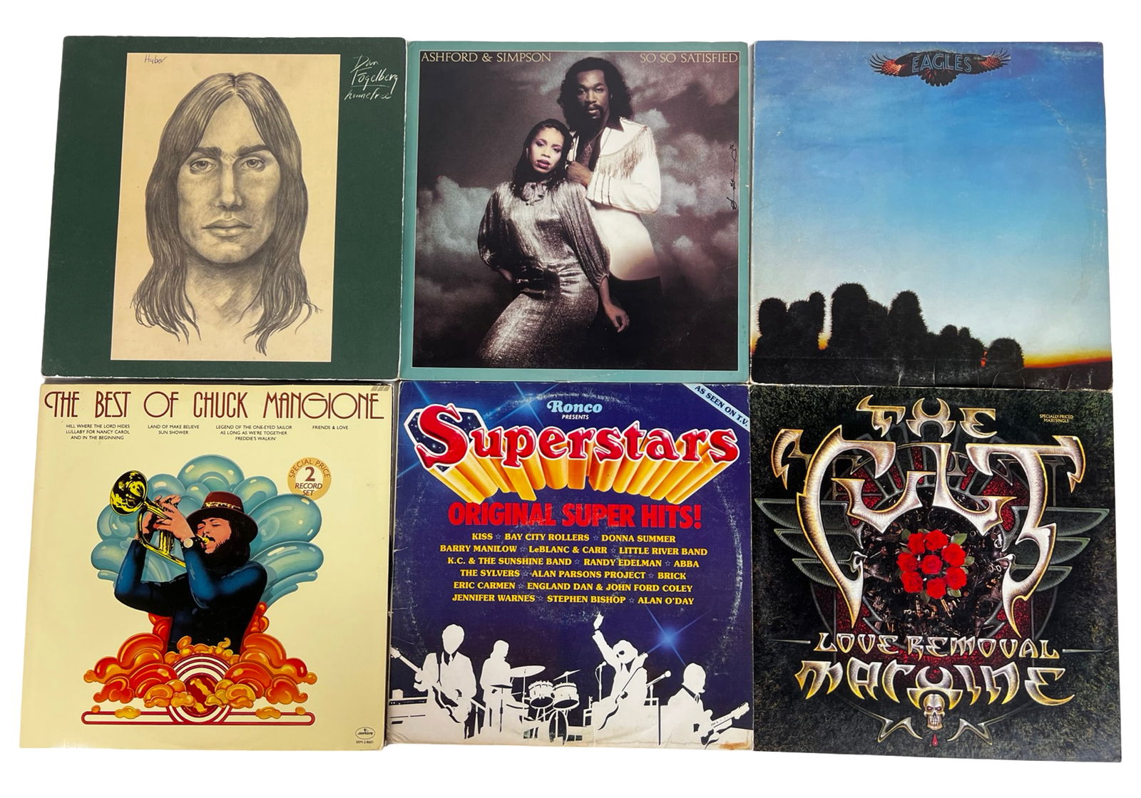 Assorted Rock & Pop LP Record Collection - 2