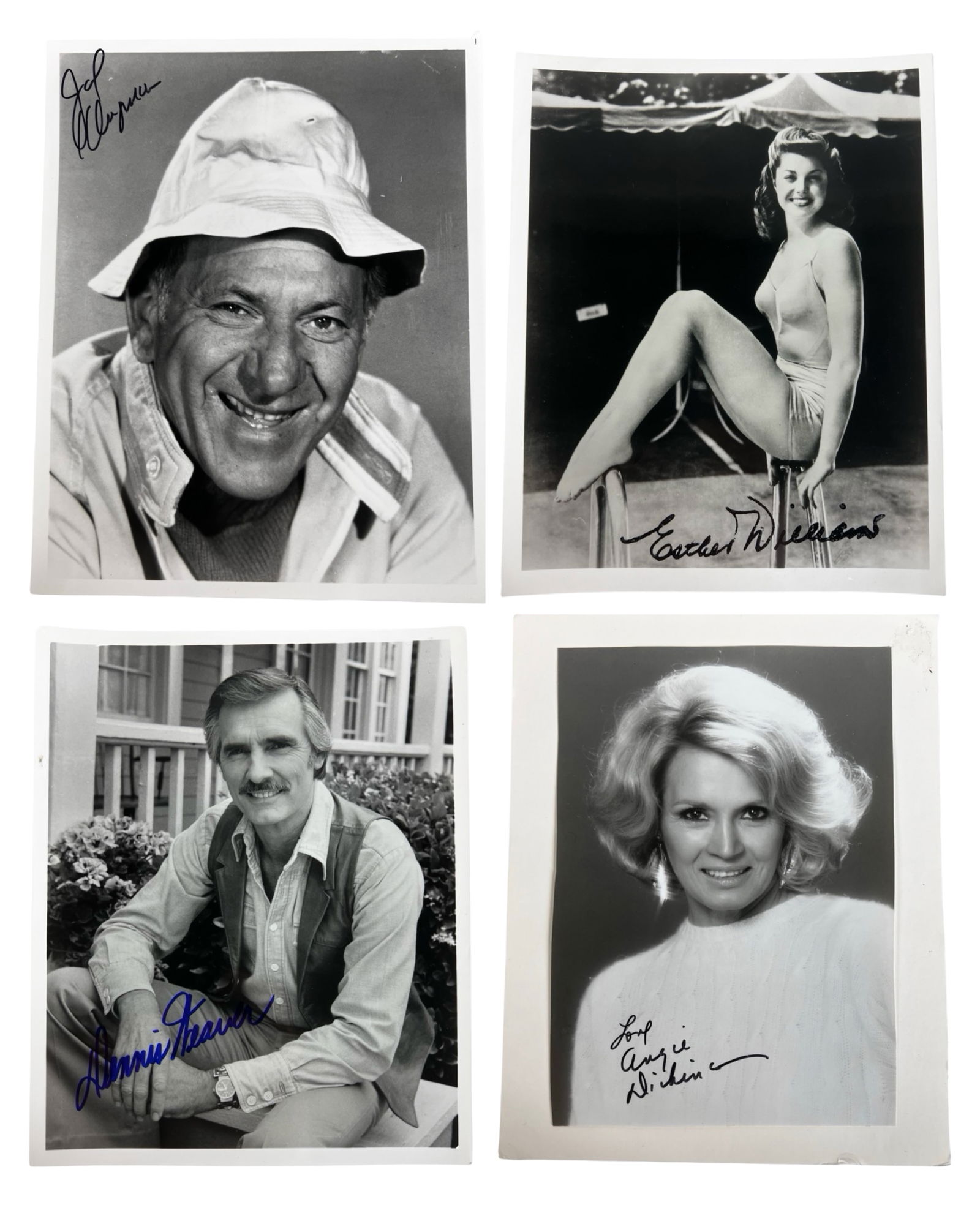 Hollywood Stars Multi-Signed Photographs (1 of 9)