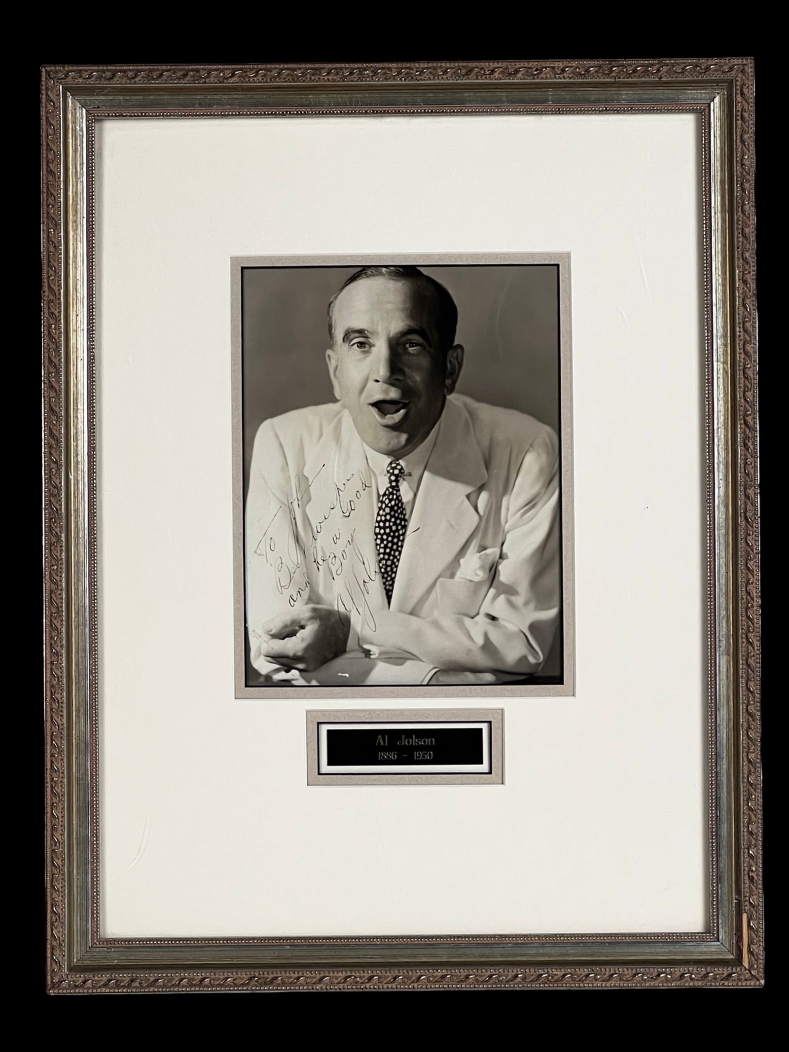 Al Jolson Signed Autographed Photograph (1 of 4)