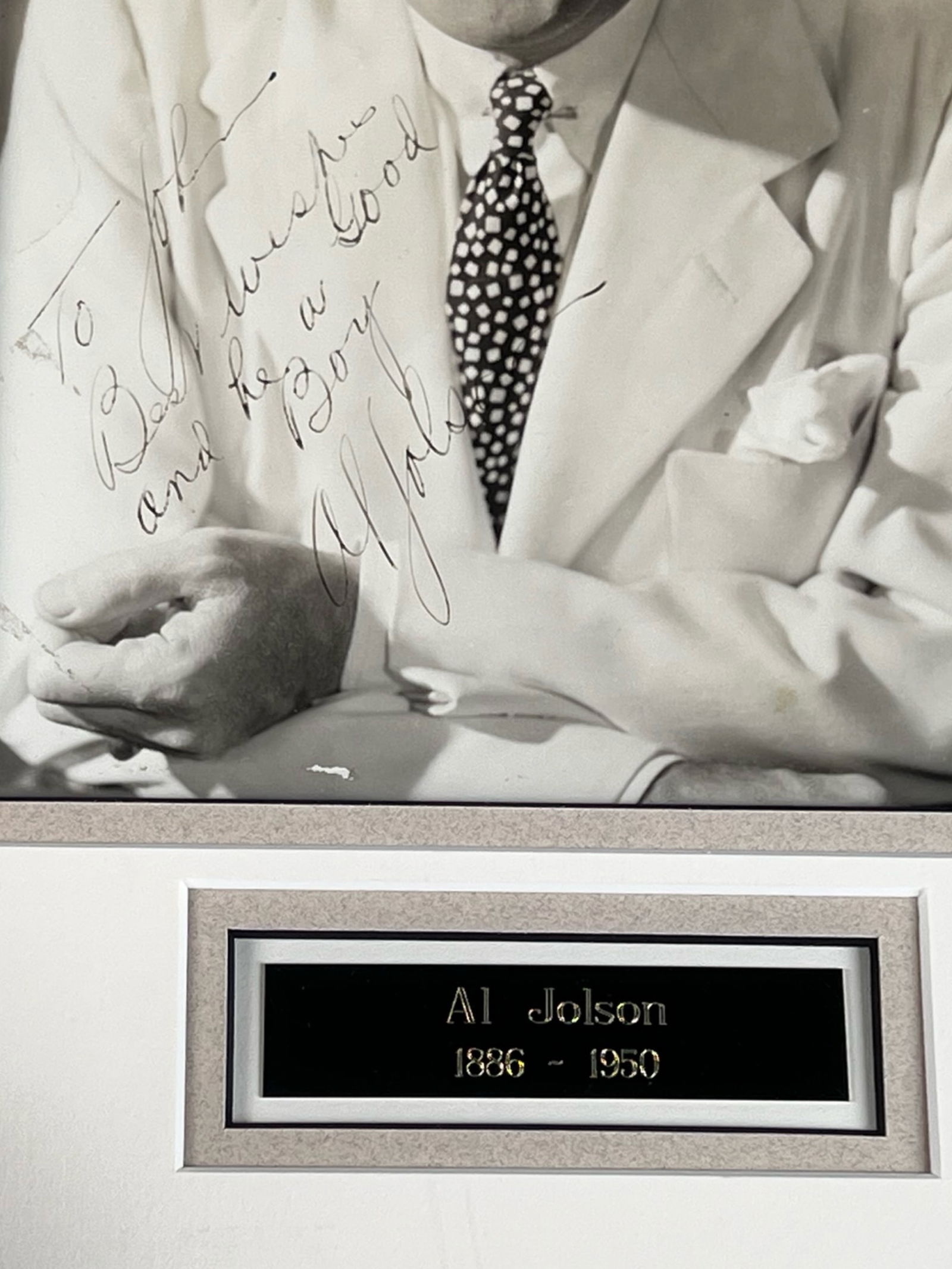 Al Jolson Signed Autographed Photograph - 4