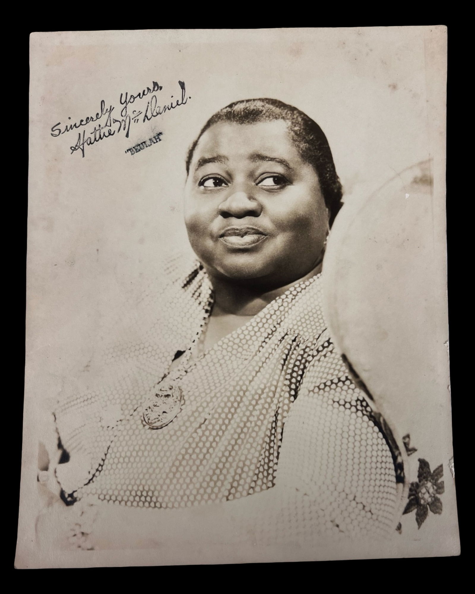 Hattie McDaniel 1930s Promotional Photograph (1 of 2)