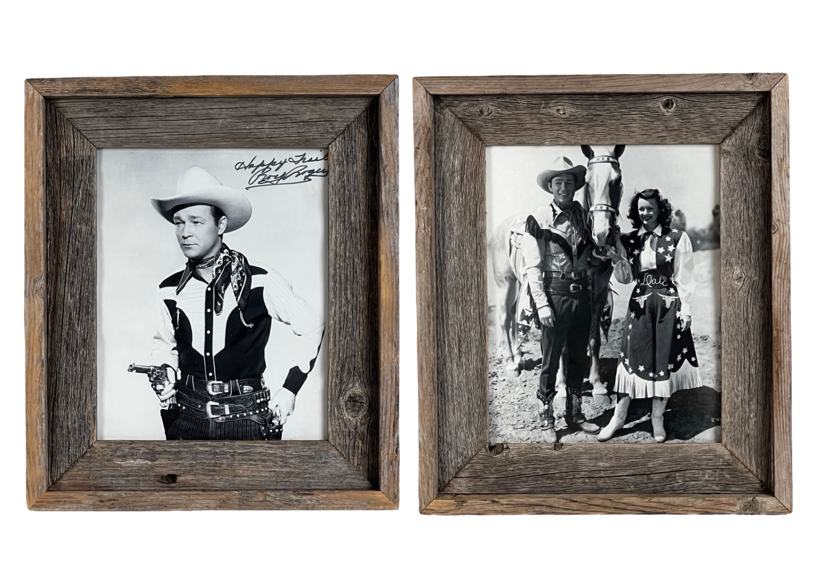 Roy Rogers Signed Photo with Companion Western P (1 of 4)