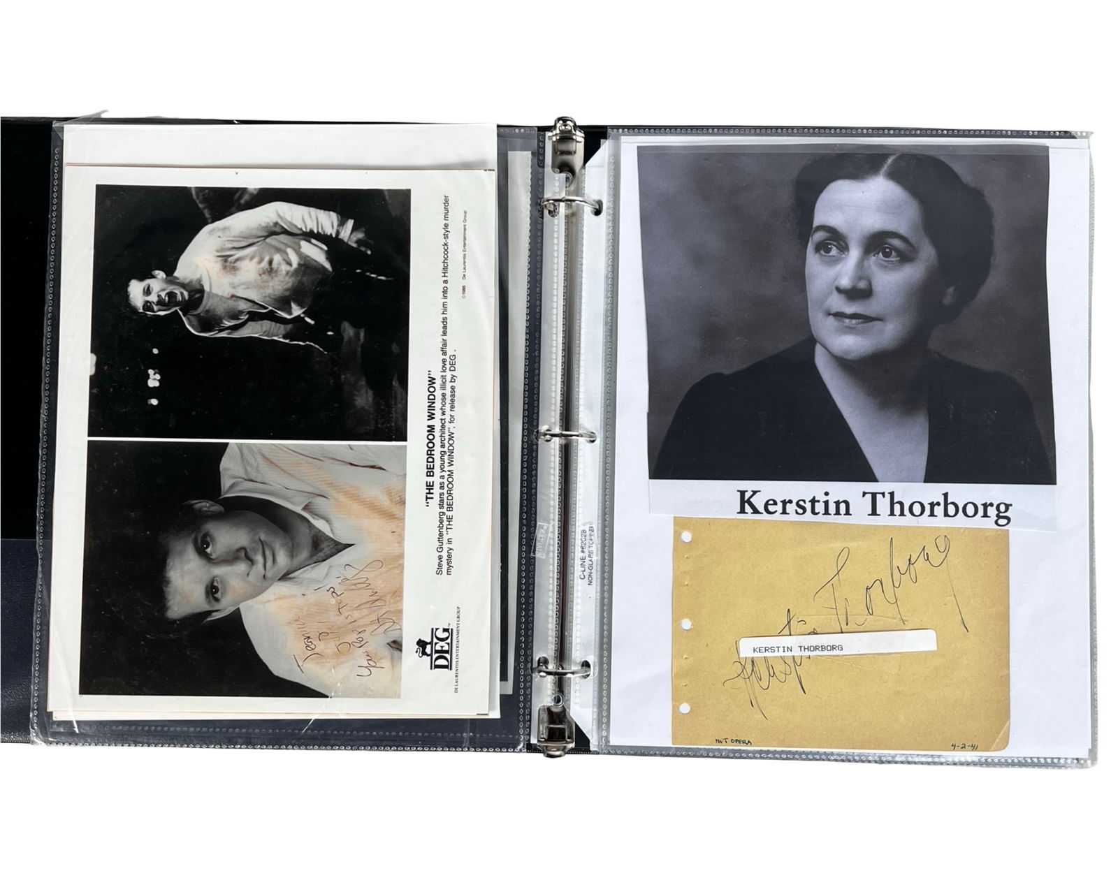 Celebrity Autograph Binder Collection - 4