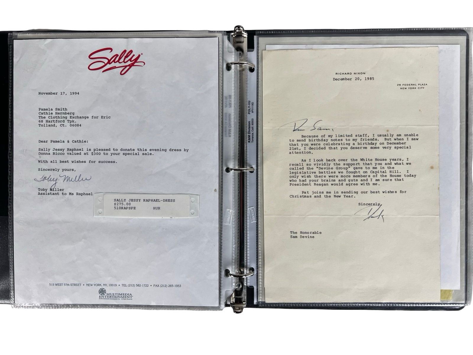 Celebrity Autograph Binder Collection - 8