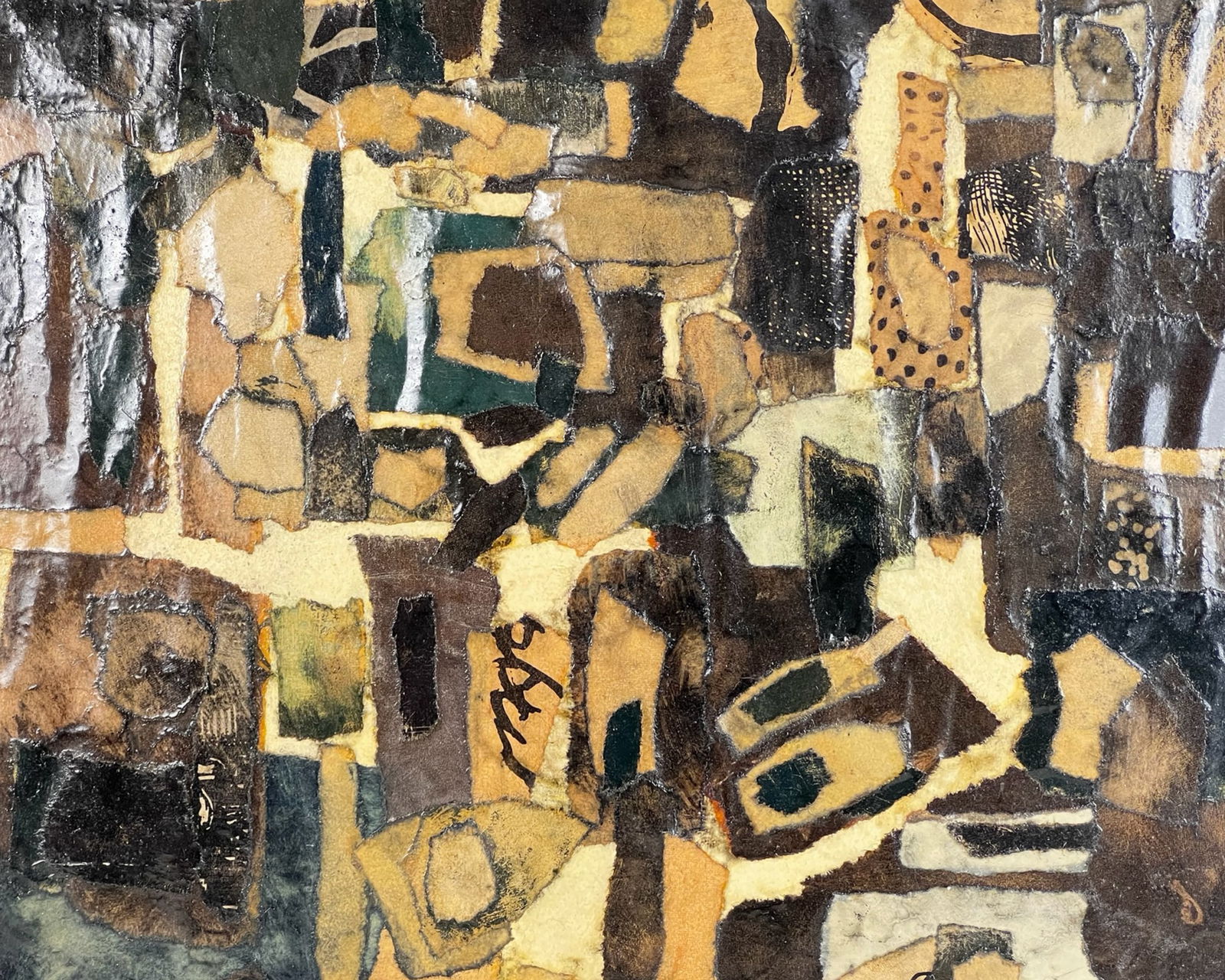 David Friedman - 1963 Abstract Art Collage - 2