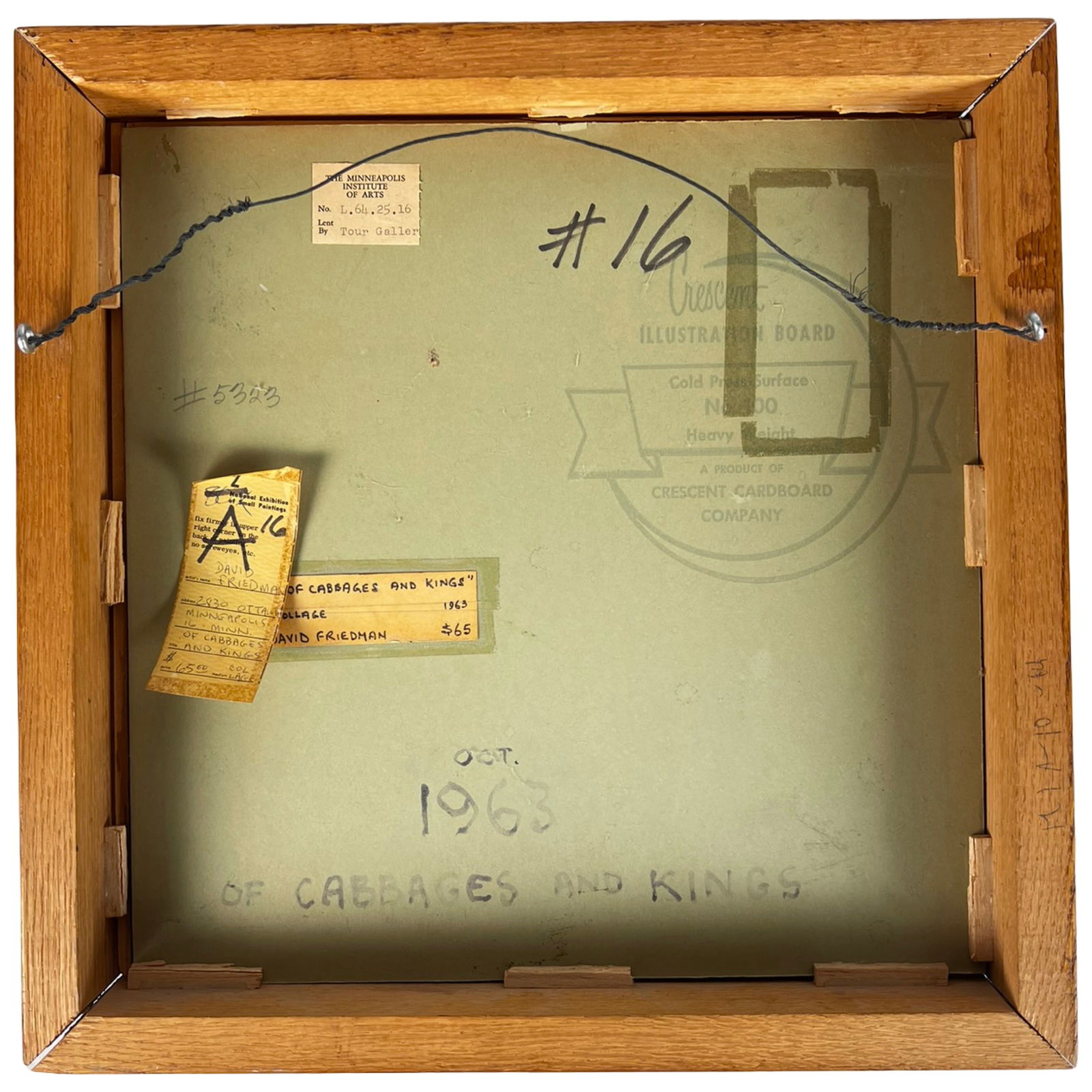 David Friedman - 1963 Abstract Art Collage - 4